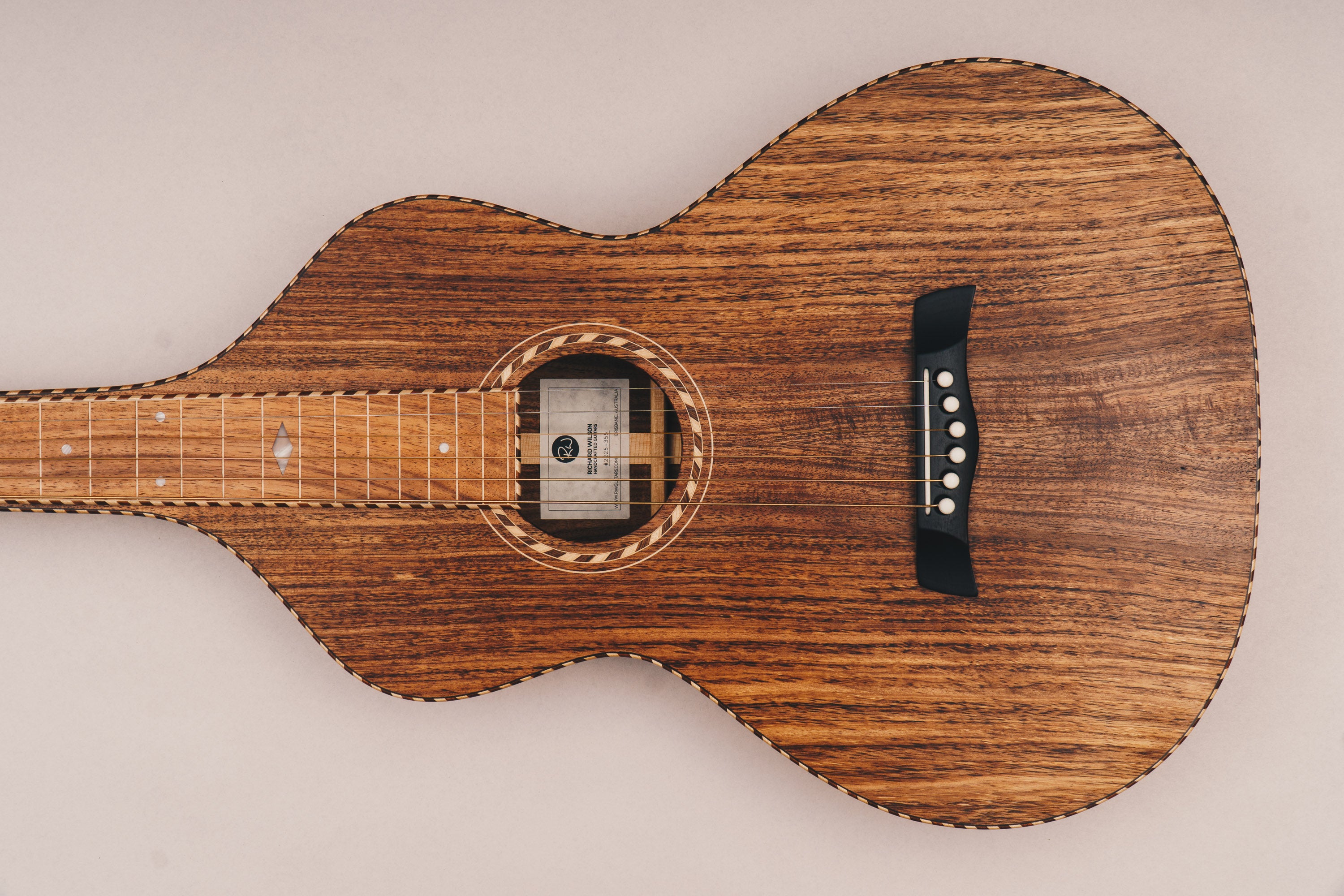 Style 3 Weissenborn Guitar Weissenborn Acoustic Lap Steel Slide Guitar by master luthier Richard Wilson. Handcrafted in Australia. Serial no. RWRW2225-355.