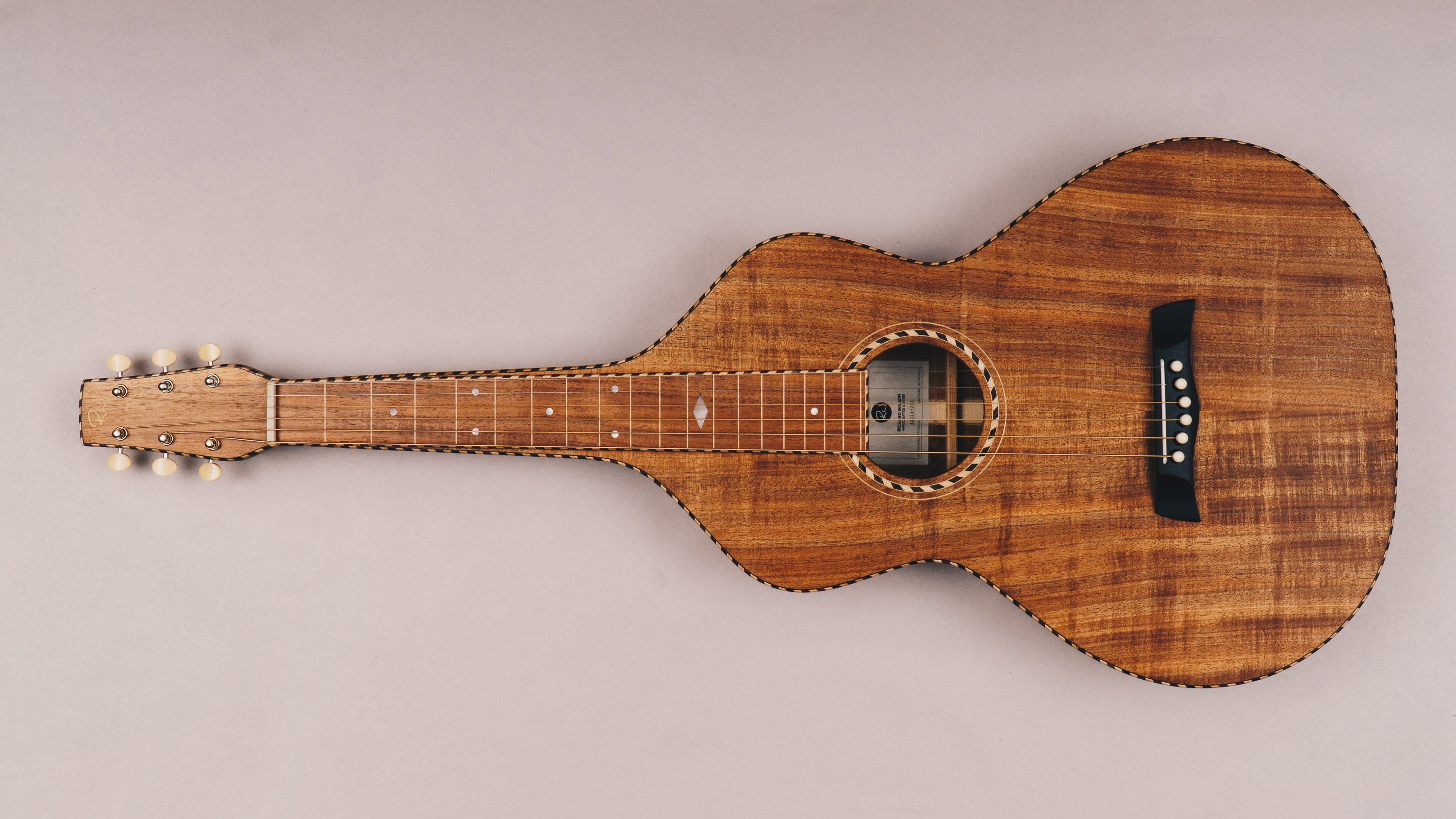 Style 4 Weissenborn Guitar Weissenborn Acoustic Lap Steel Slide Guitar by master luthier Richard Wilson. Handcrafted in Australia. Serial no. RW2014-263.