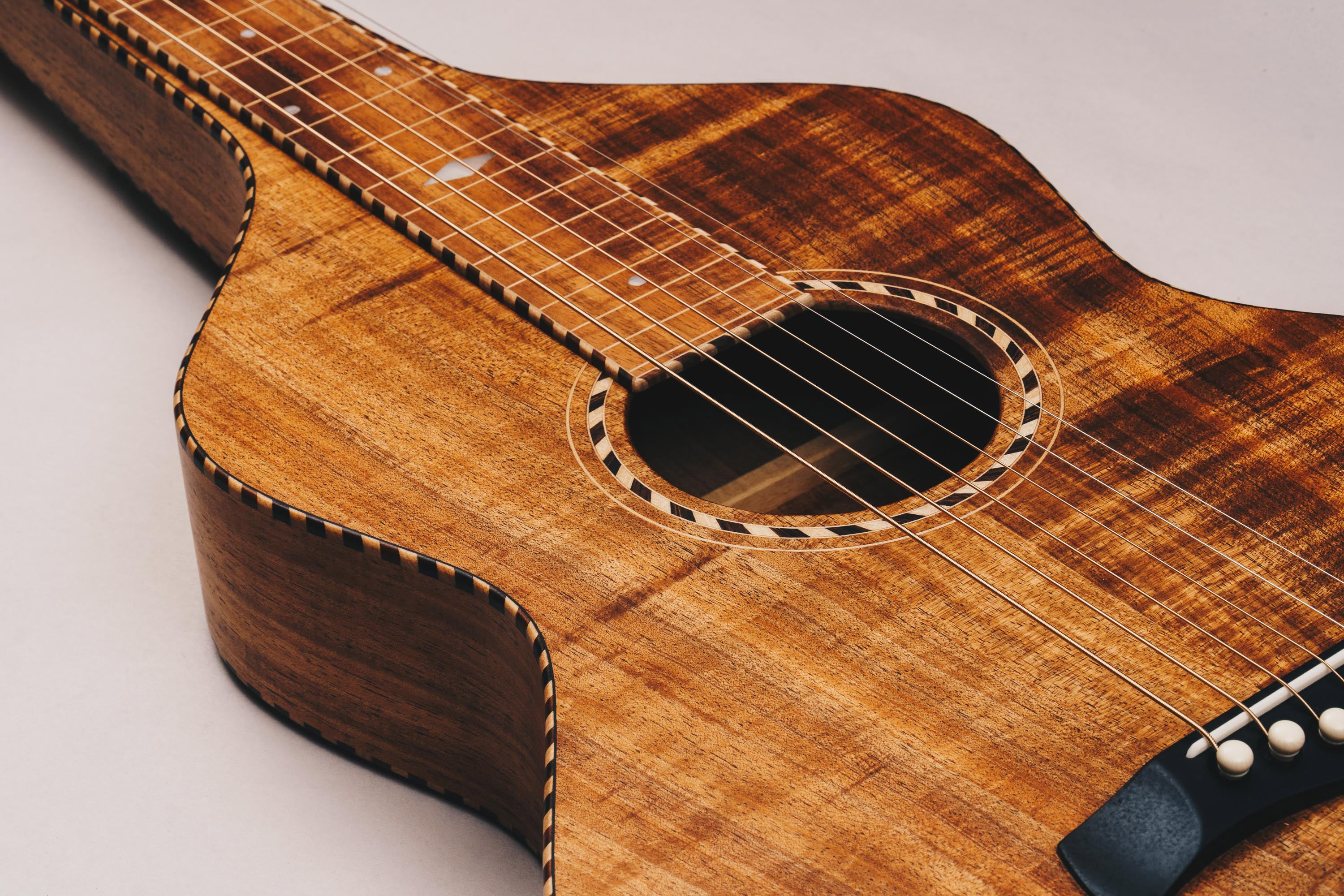 Style 4 Weissenborn Guitar Weissenborn Acoustic Lap Steel Slide Guitar by master luthier Richard Wilson. Handcrafted in Australia. Serial no. RW2014-263.