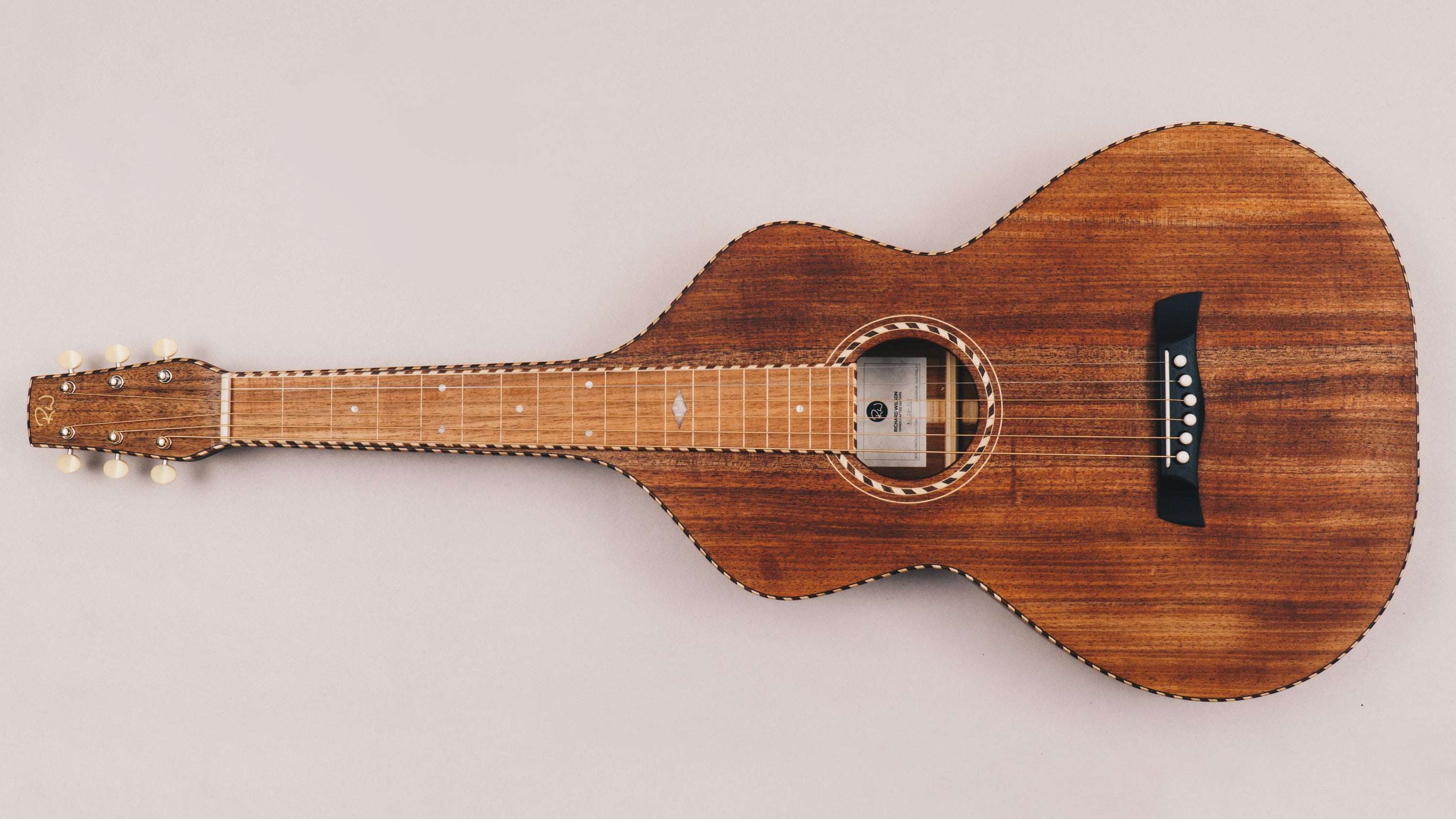 Style 4 Weissenborn Guitar Weissenborn Acoustic Lap Steel Slide Guitar by master luthier Richard Wilson. Handcrafted in Australia. Serial no. RW2126-315.