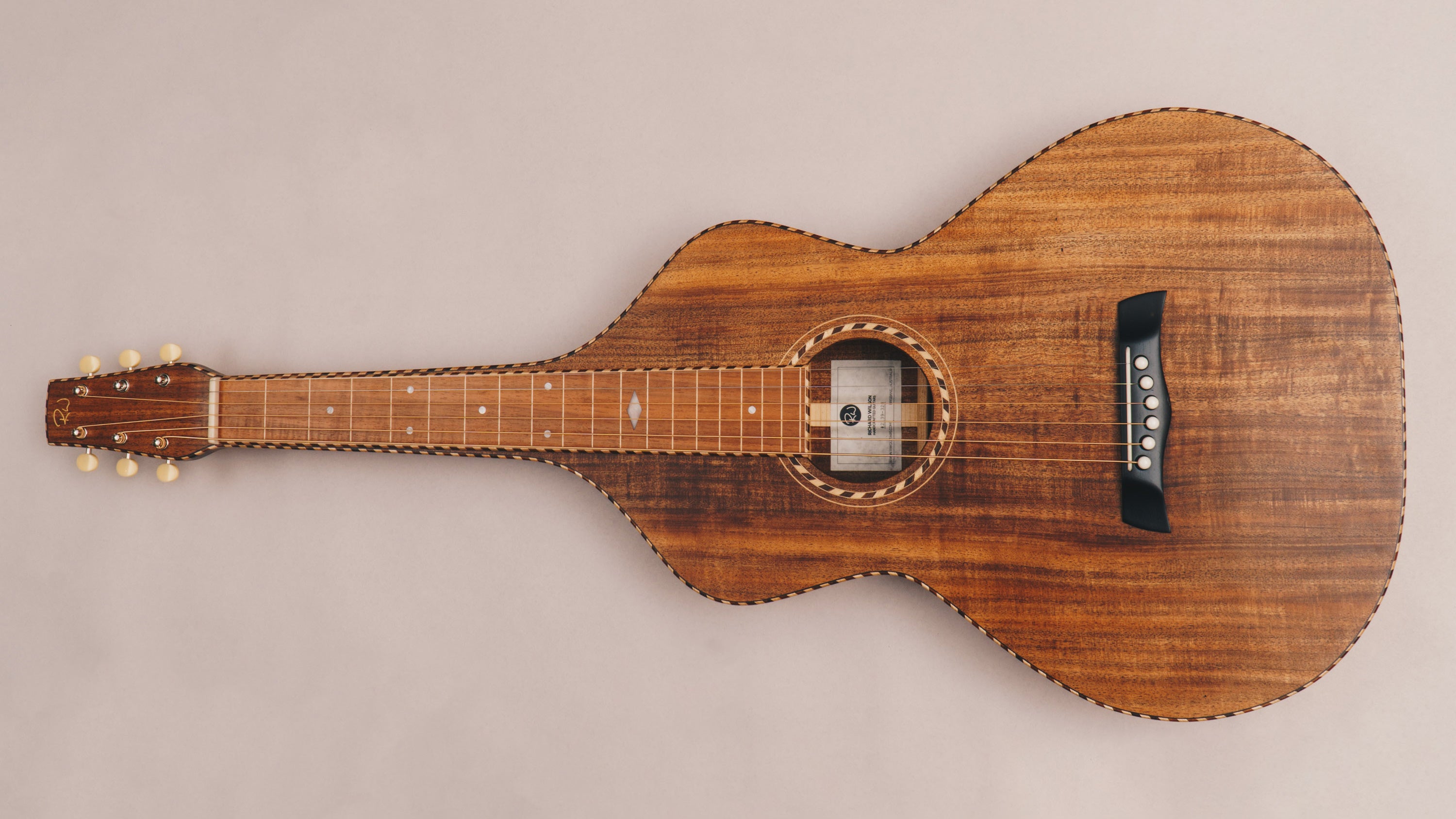Style 4 Weissenborn Guitar Weissenborn Acoustic Lap Steel Slide Guitar by master luthier Richard Wilson. Handcrafted in Australia. Serial no. RW2139-328.