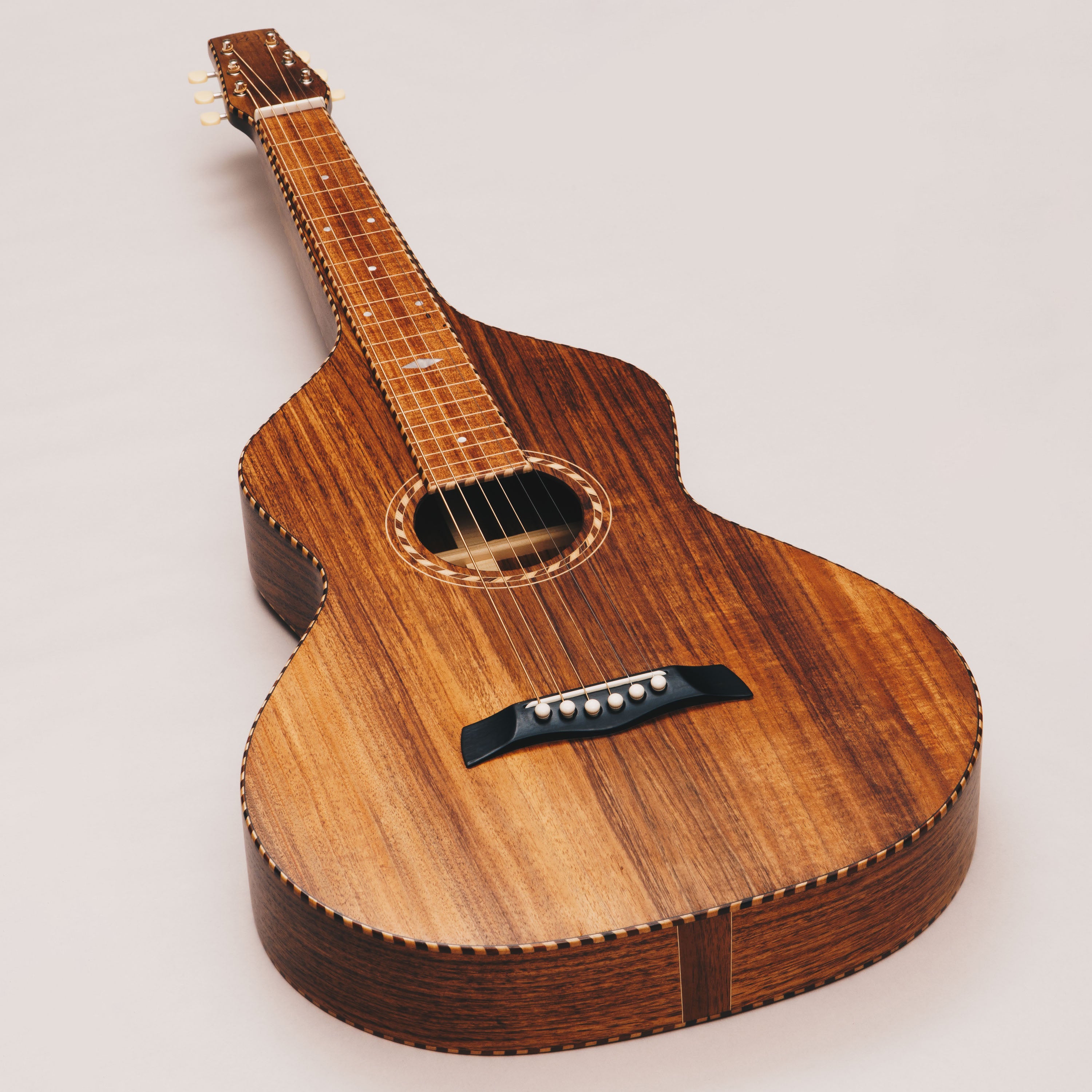 Style 4 Weissenborn Guitar Weissenborn Acoustic Lap Steel Slide Guitar by master luthier Richard Wilson. Handcrafted in Australia. Serial no. RW2232-362.