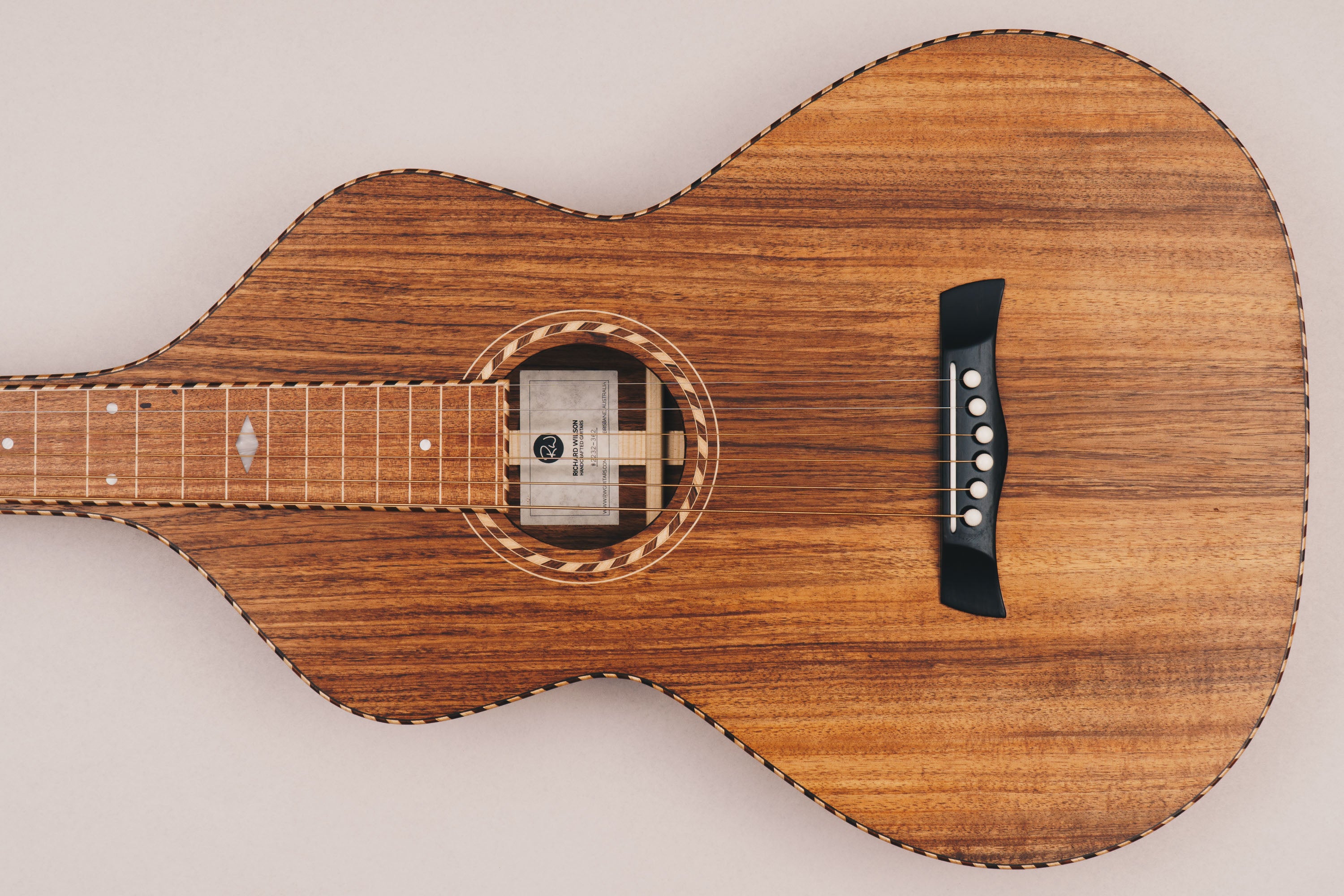 Style 4 Weissenborn Guitar Weissenborn Acoustic Lap Steel Slide Guitar by master luthier Richard Wilson. Handcrafted in Australia. Serial no. RW2232-362.