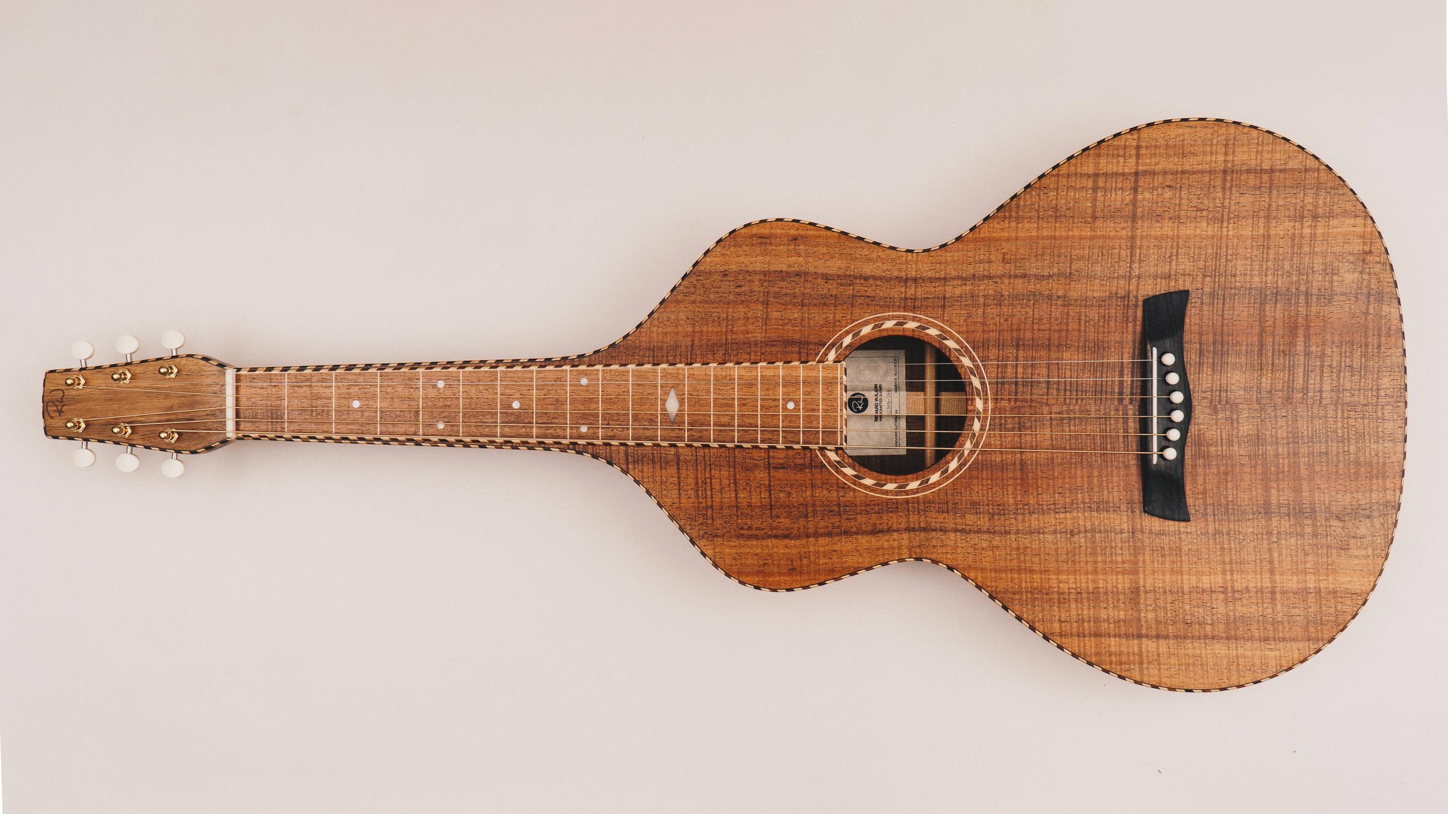 Style 4 Weissenborn Guitar Weissenborn Acoustic Lap Steel Slide Guitar by master luthier Richard Wilson. Handcrafted in Australia. Serial no. RW2309-399.