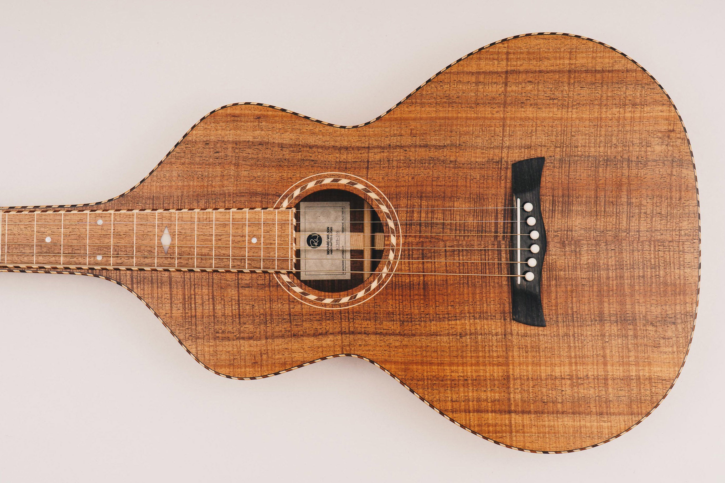 Style 4 Weissenborn Guitar Weissenborn Acoustic Lap Steel Slide Guitar by master luthier Richard Wilson. Handcrafted in Australia. Serial no. RW2309-399.