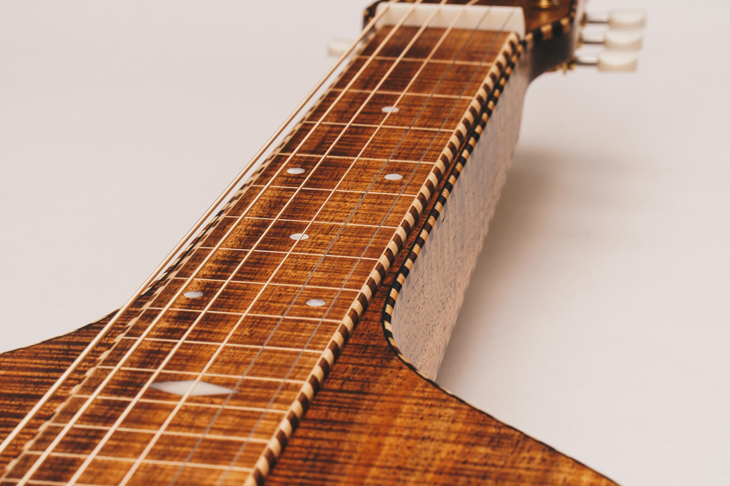 Style 4 Weissenborn Guitar Weissenborn Acoustic Lap Steel Slide Guitar by master luthier Richard Wilson. Handcrafted in Australia. Serial no. RW2309-399.