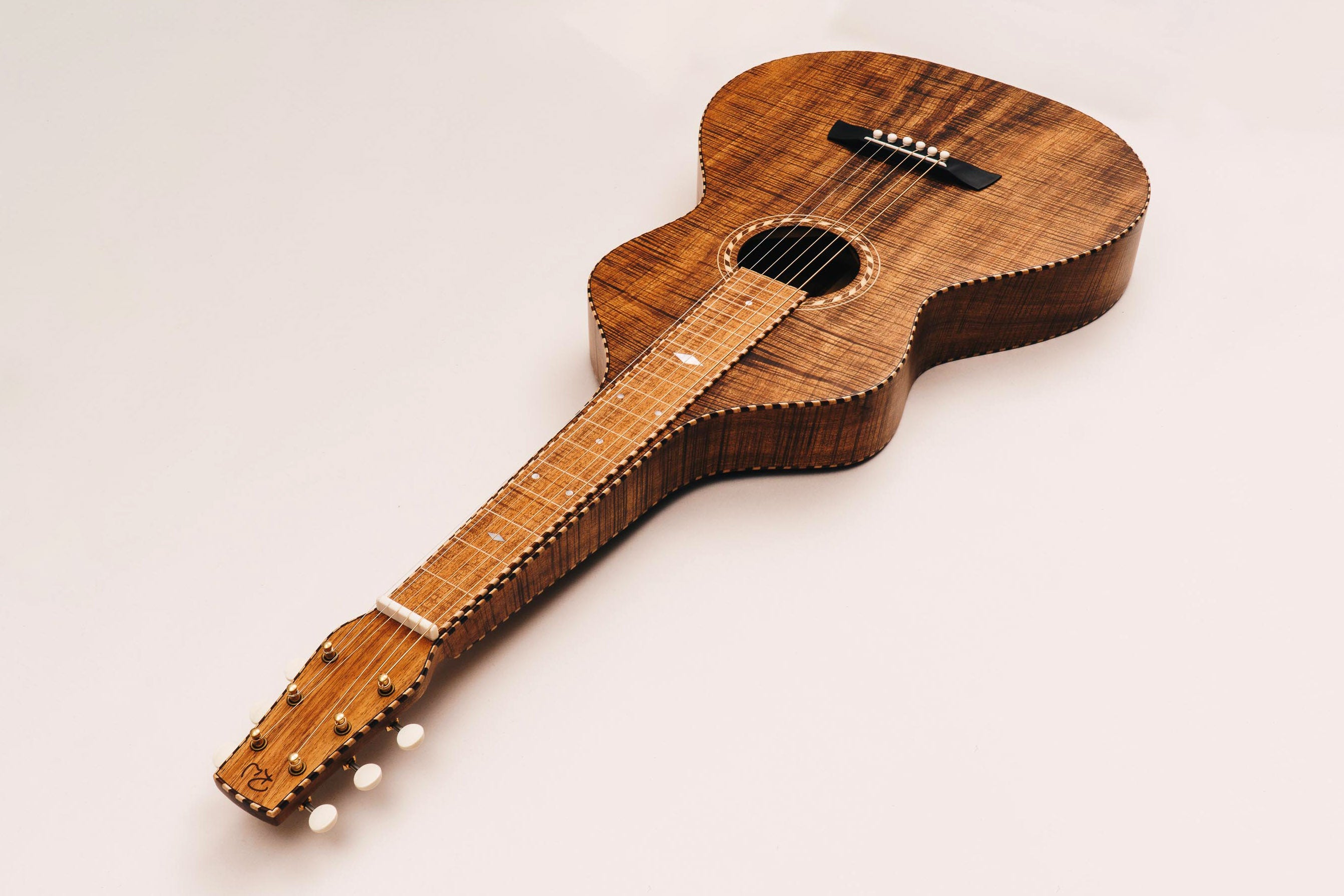 Style 4 Weissenborn Guitar Weissenborn Acoustic Lap Steel Slide Guitar by master luthier Richard Wilson. Handcrafted in Australia. Serial no. RW2310-400.