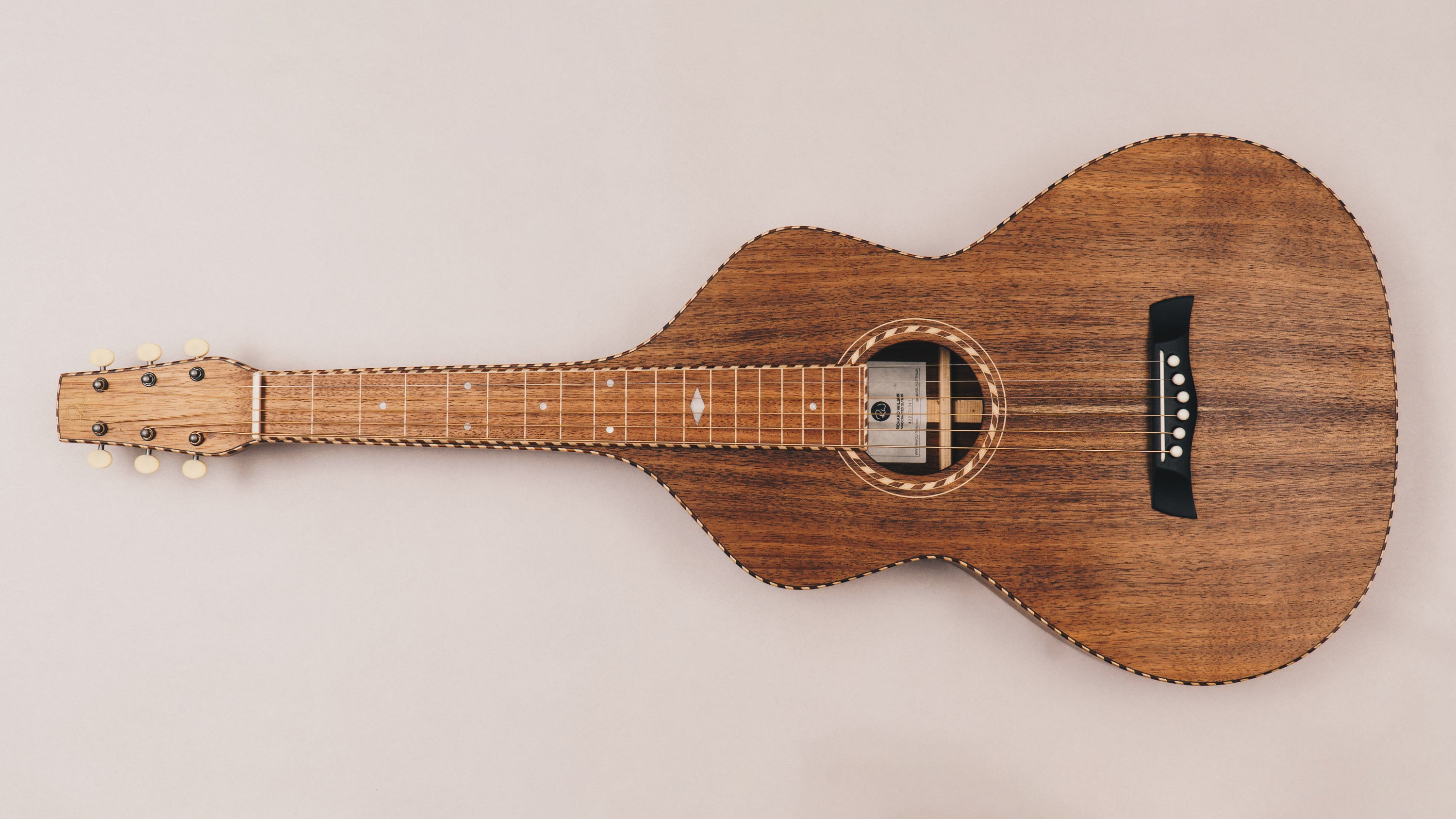 Style 4 Weissenborn Guitar Weissenborn Acoustic Lap Steel Slide Guitar by master luthier Richard Wilson. Handcrafted in Australia. Serial no. RWRW2217-347.