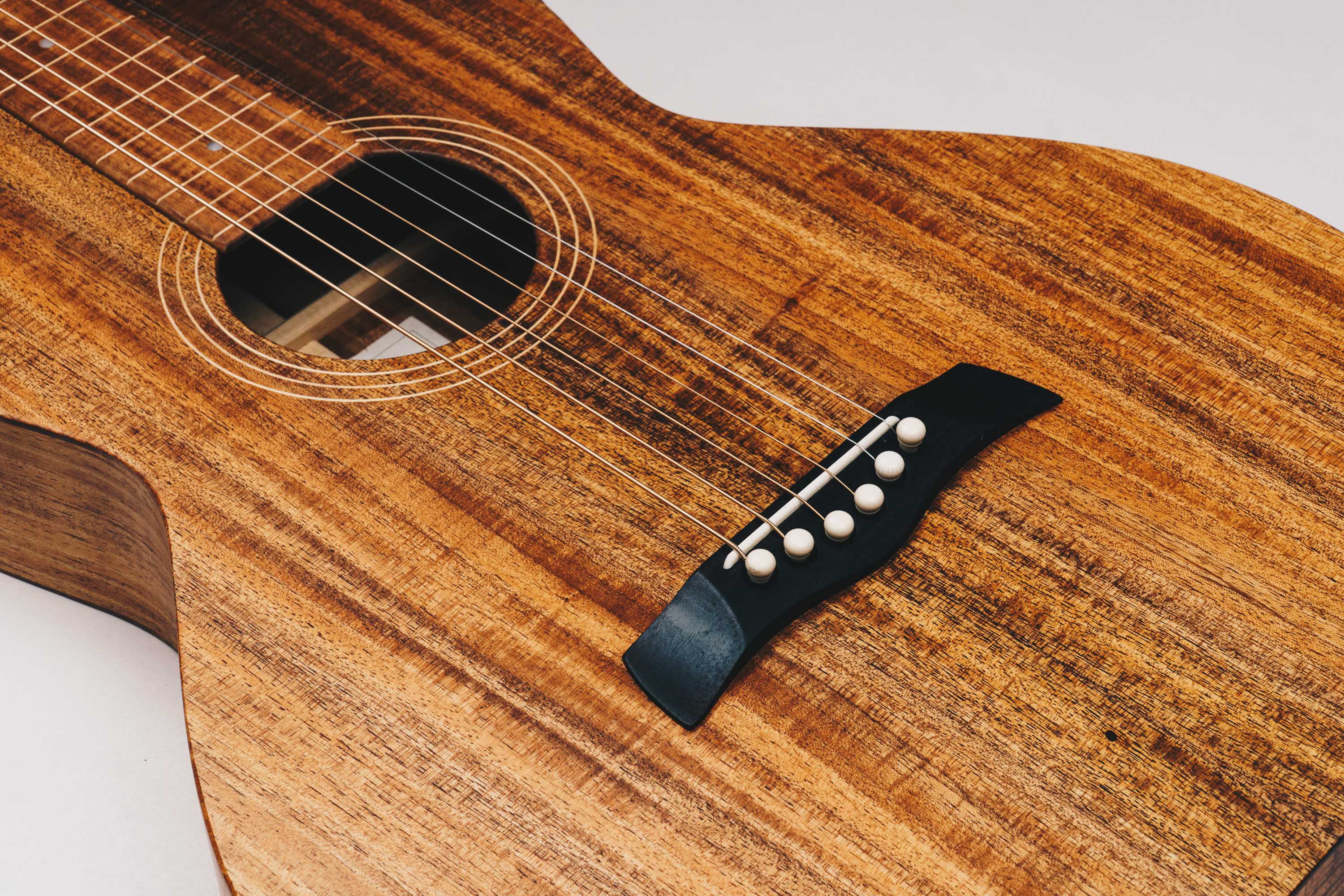 Tasmanian Blackwood Style 1 Weissenborn Acoustic Lap Steel Slide Guitar by master luthier Richard Wilson. Handcrafted in Australia. Serial no. RW2007-256.