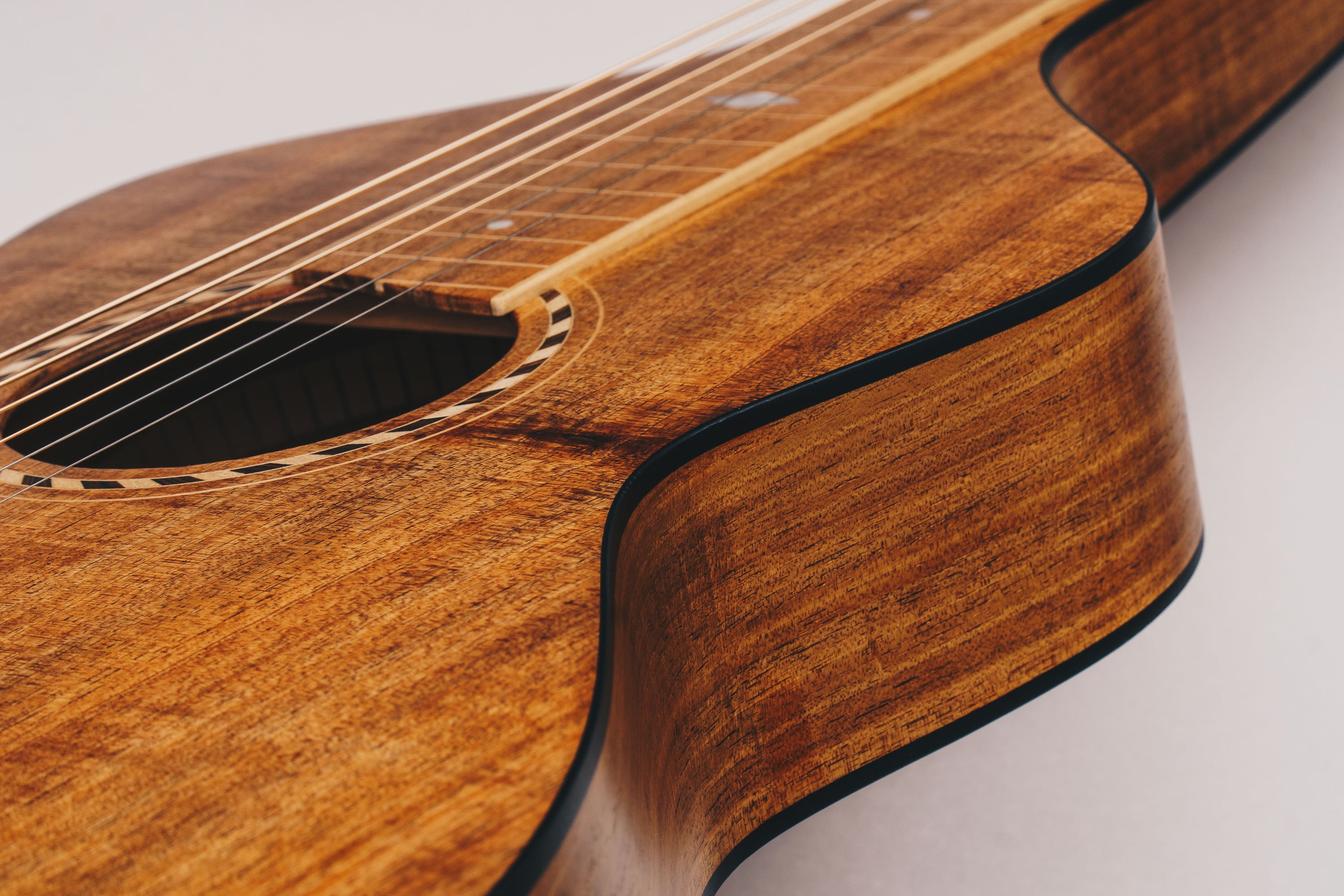 Tasmanian Blackwood Style 2 Weissenborn Acoustic Lap Steel Slide Guitar by master luthier Richard Wilson. Handcrafted in Australia. Serial no. RW2008-257.