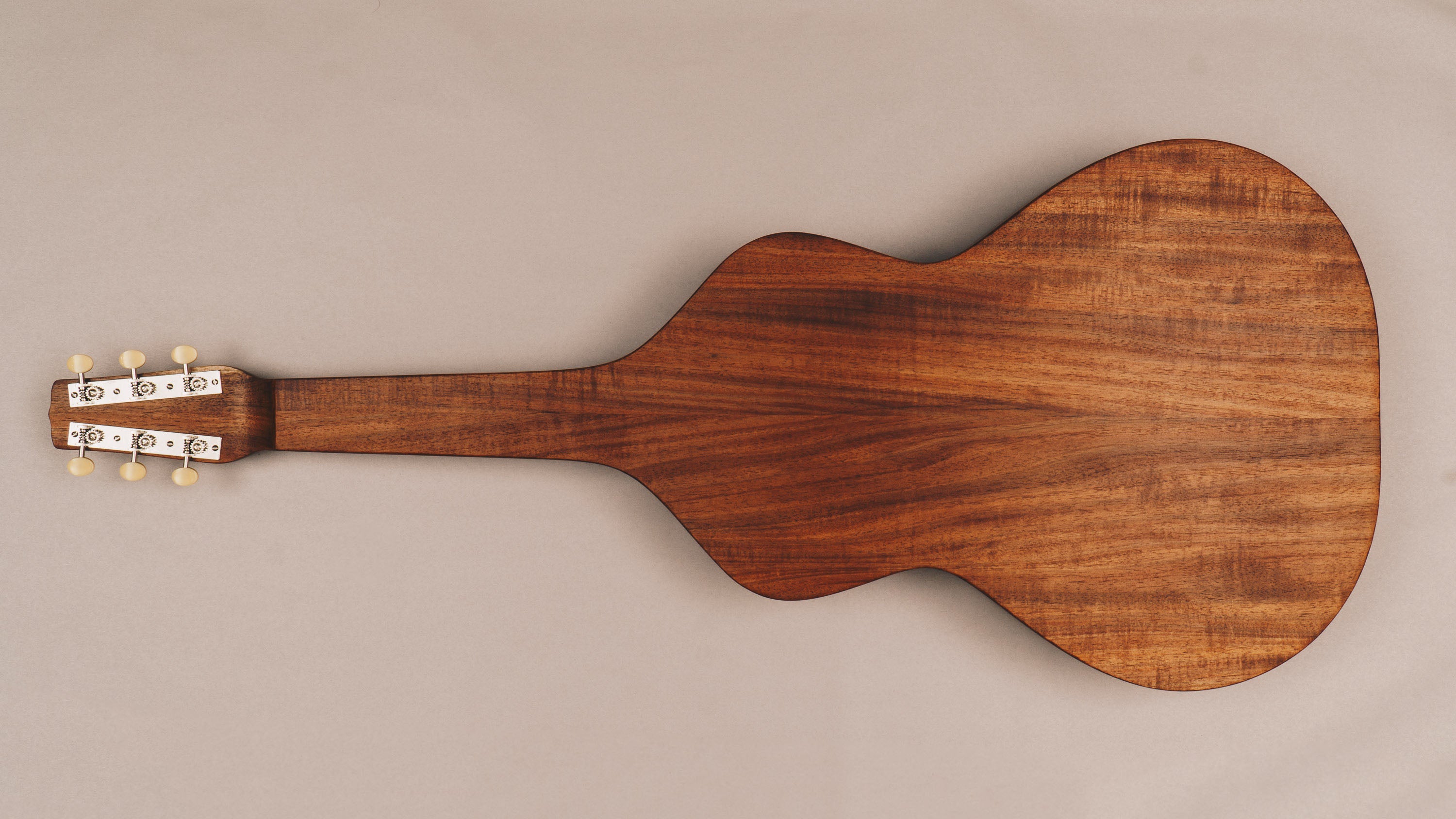 Tasmanian Blackwood Style 3 Weissenborn Acoustic Lap Steel Slide Guitar by master luthier Richard Wilson. Handcrafted in Australia. Serial no. RW1923-243.