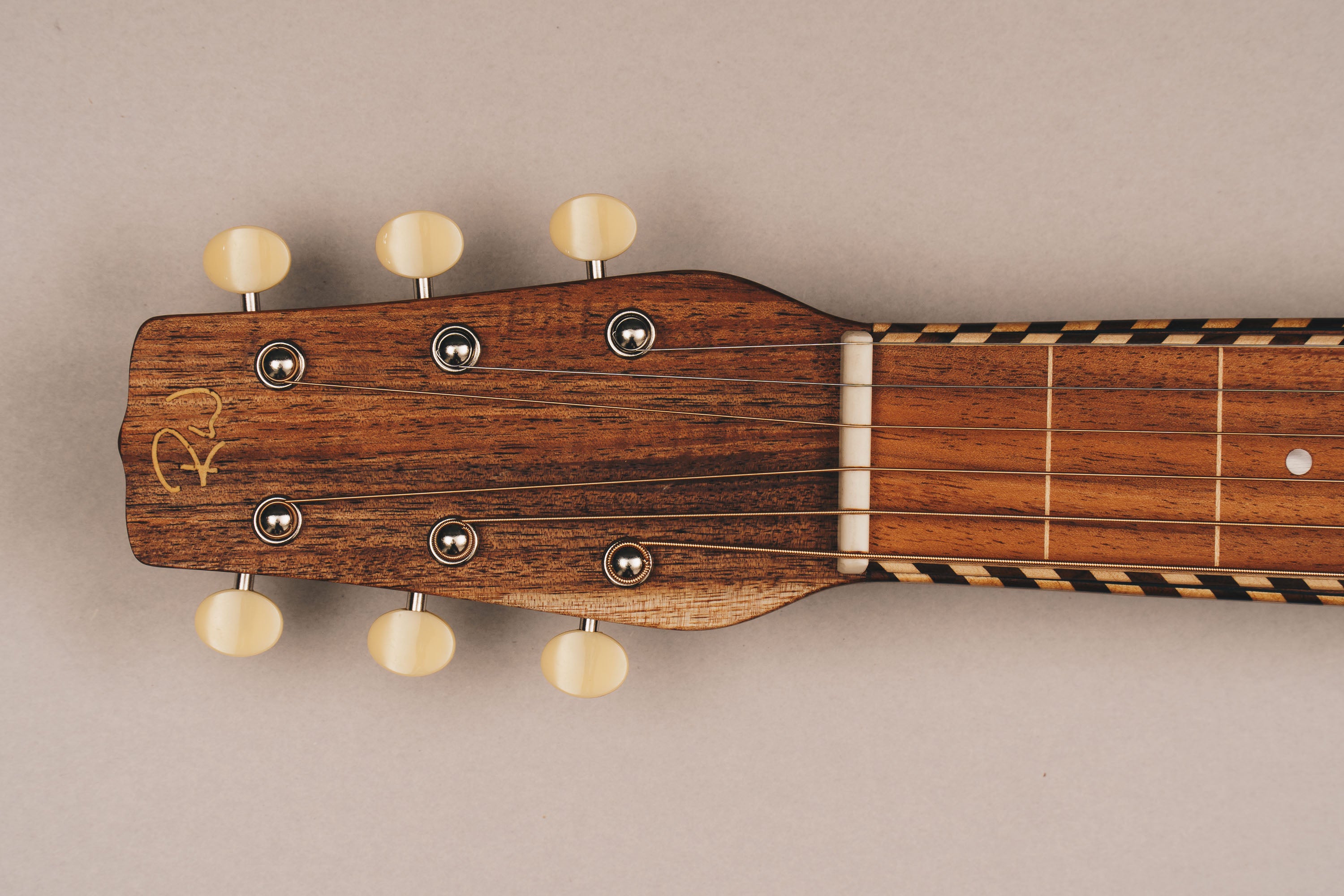 Tasmanian Blackwood Style 3 Weissenborn Acoustic Lap Steel Slide Guitar by master luthier Richard Wilson. Handcrafted in Australia. Serial no. RW1923-243.