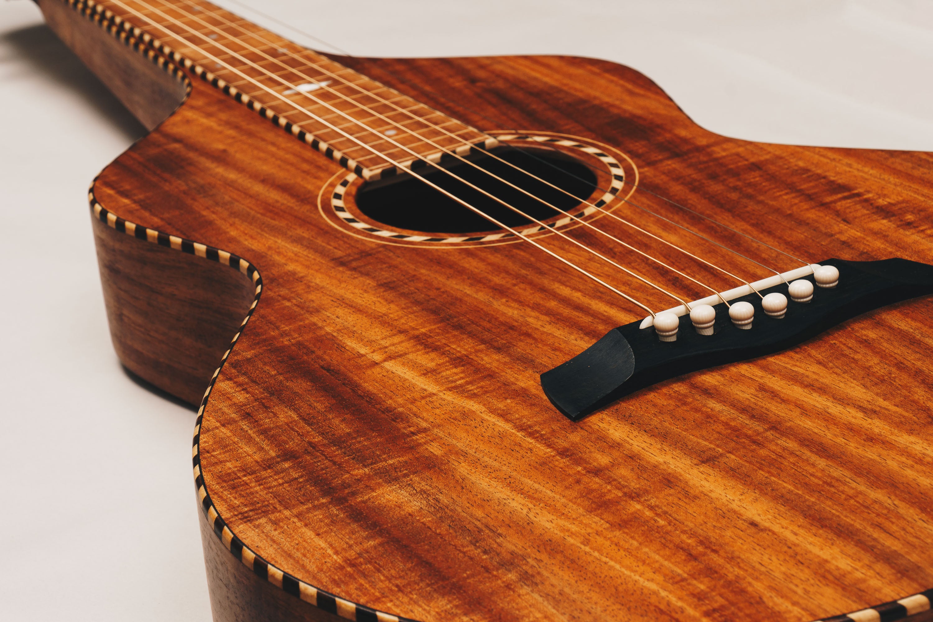 Tasmanian Blackwood Style 3 Weissenborn Acoustic Lap Steel Slide Guitar by master luthier Richard Wilson. Handcrafted in Australia. Serial no. RW1923-243.