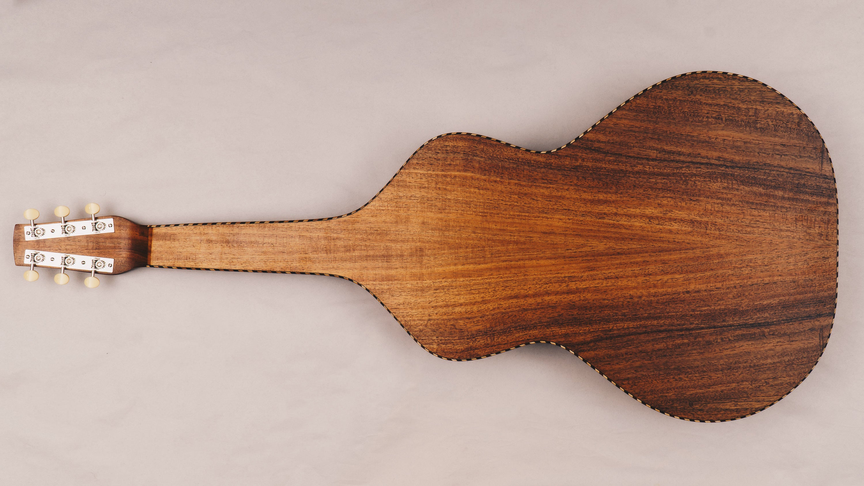 Tasmanian Blackwood Style 4 Weissenborn Acoustic Lap Steel Slide Guitar by master luthier Richard Wilson. Handcrafted in Australia. Serial no. RW2011-260.