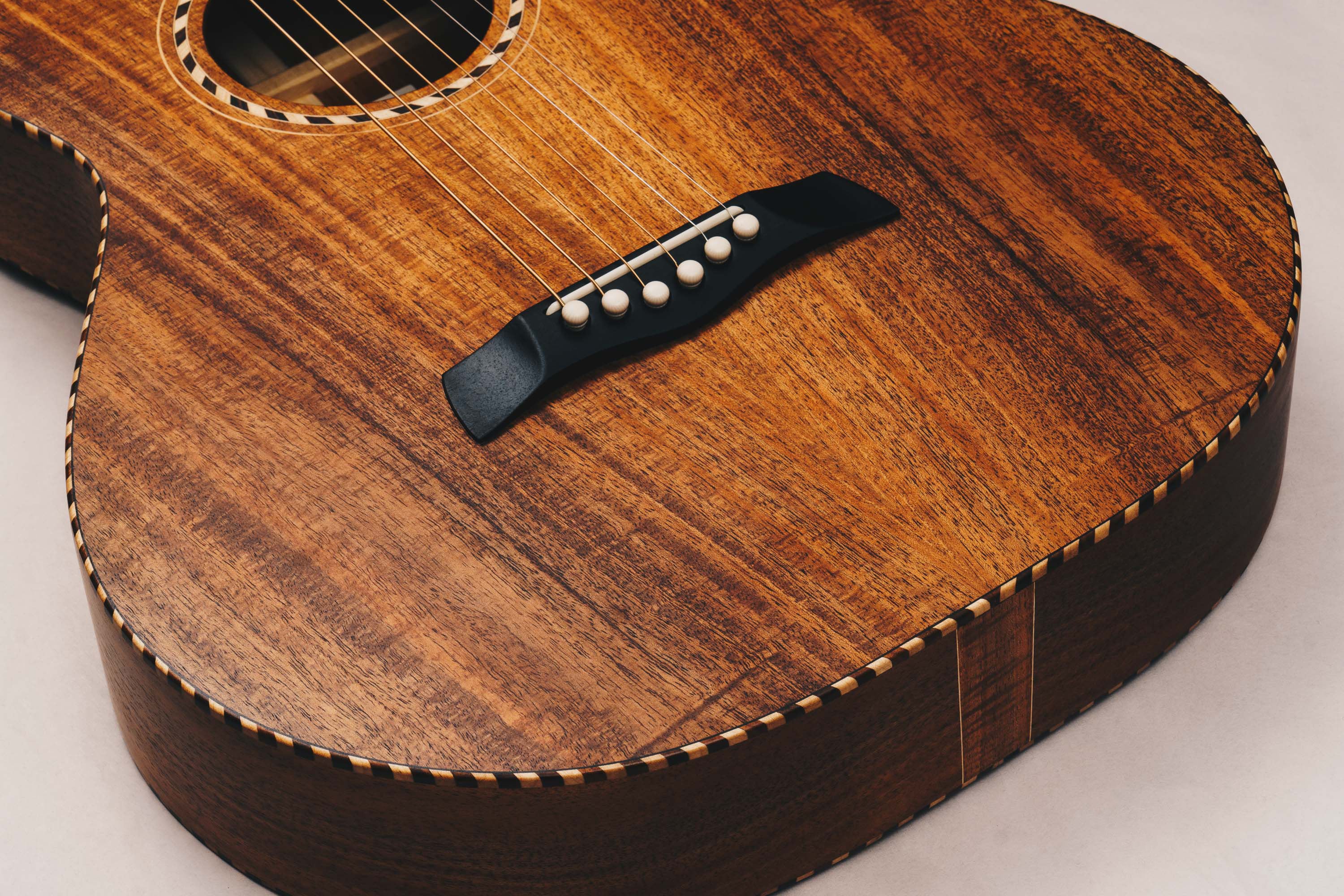 Tasmanian Blackwood Style 4 Weissenborn Acoustic Lap Steel Slide Guitar by master luthier Richard Wilson. Handcrafted in Australia. Serial no. RW2011-260.