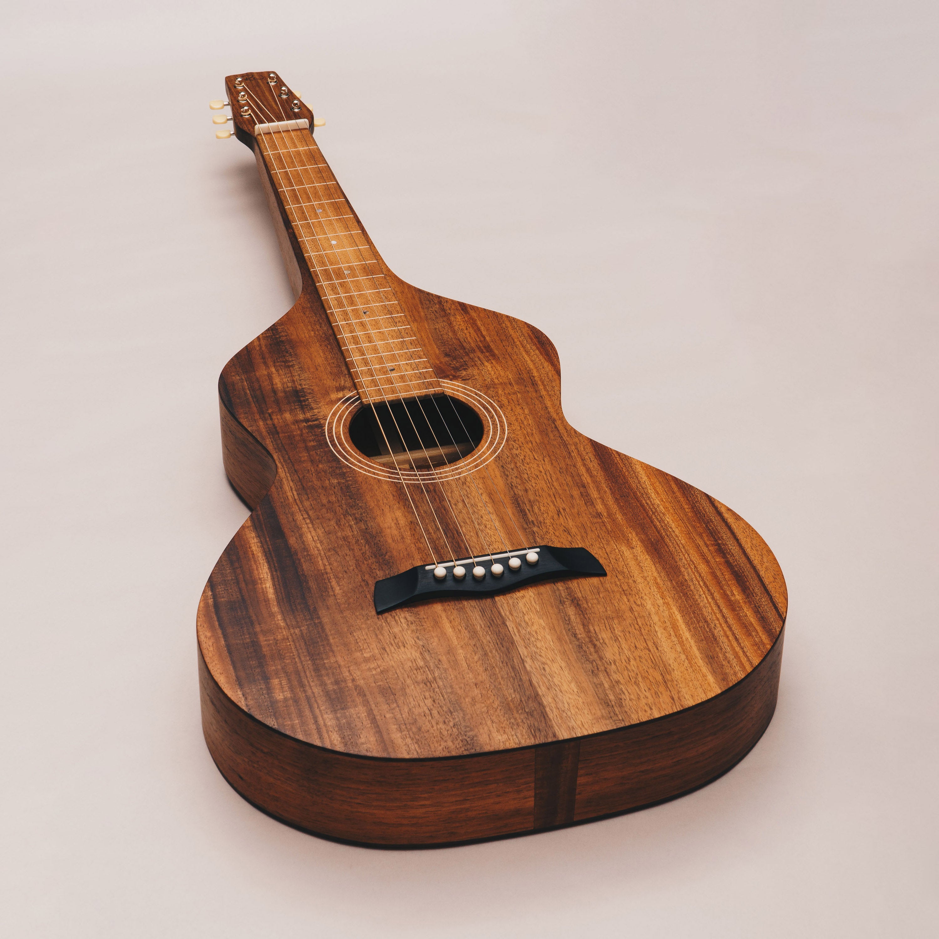 Style 1 Weissenborn Guitar - Tasmanian Blackwood Weissenborn Acoustic Lap Steel Slide Guitar by master luthier Richard Wilson. Handcrafted in Australia. Serial no. RW2413-463.