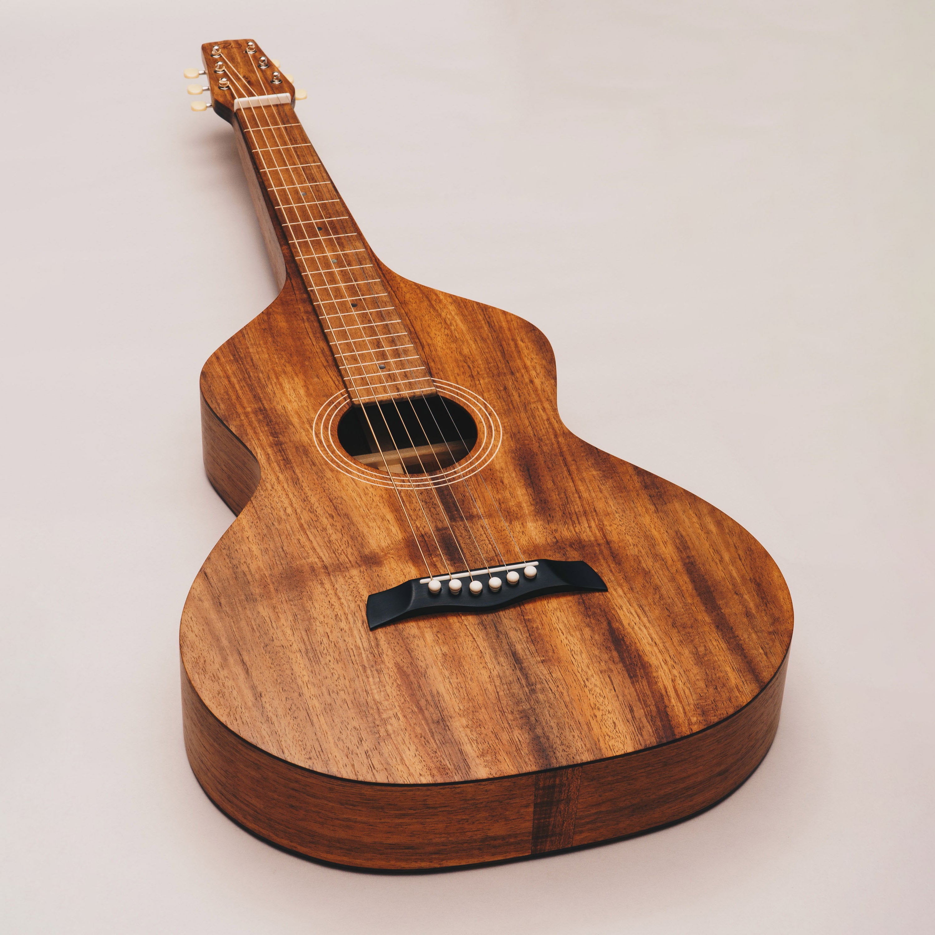 Style 1 Weissenborn Guitar - Tasmanian Blackwood Weissenborn Acoustic Lap Steel Slide Guitar by master luthier Richard Wilson. Handcrafted in Australia. Serial no. RW2416-466.