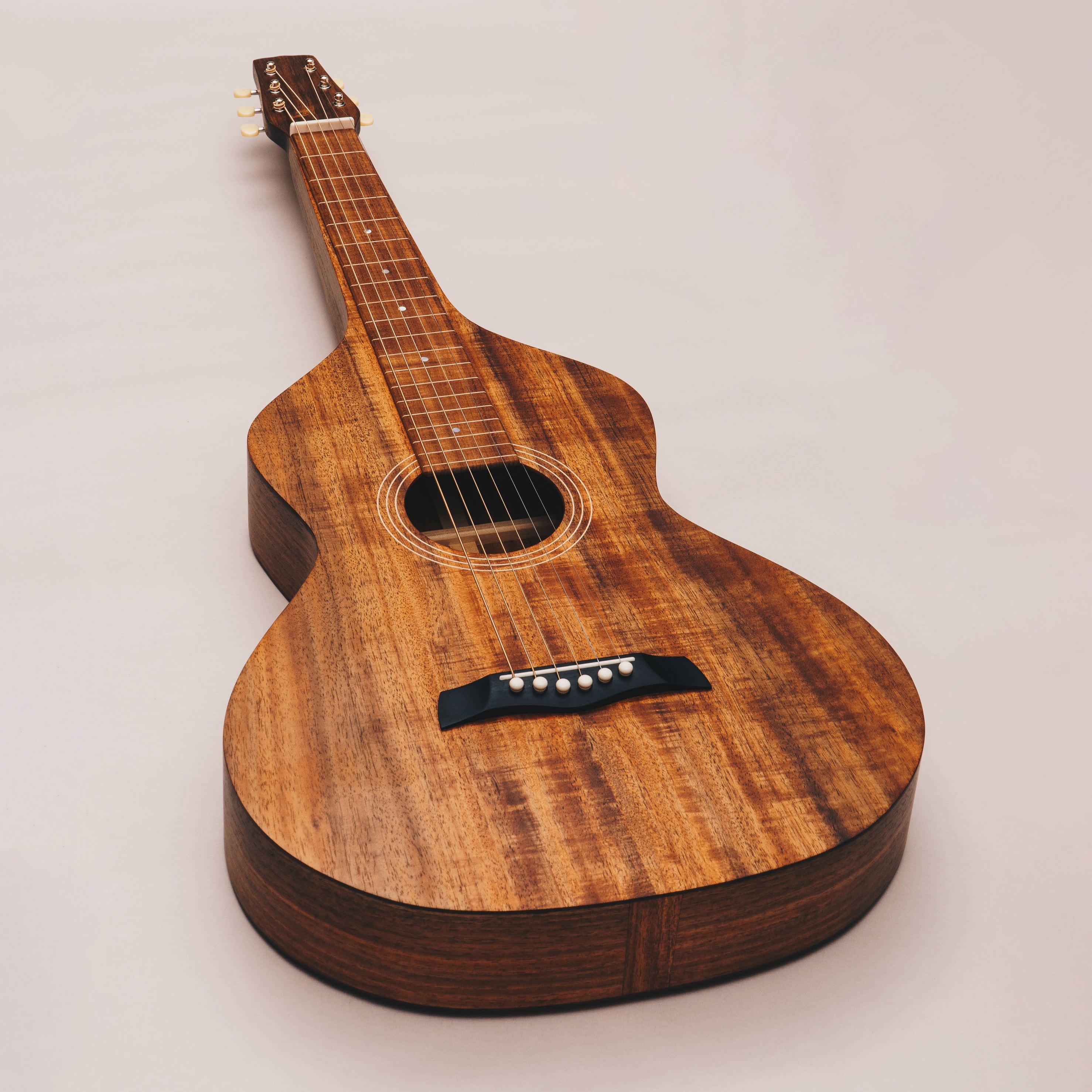 Style 1 Weissenborn Guitar - Tasmanian Blackwood Weissenborn Acoustic Lap Steel Slide Guitar by master luthier Richard Wilson. Handcrafted in Australia. Serial no. RW2419-469.