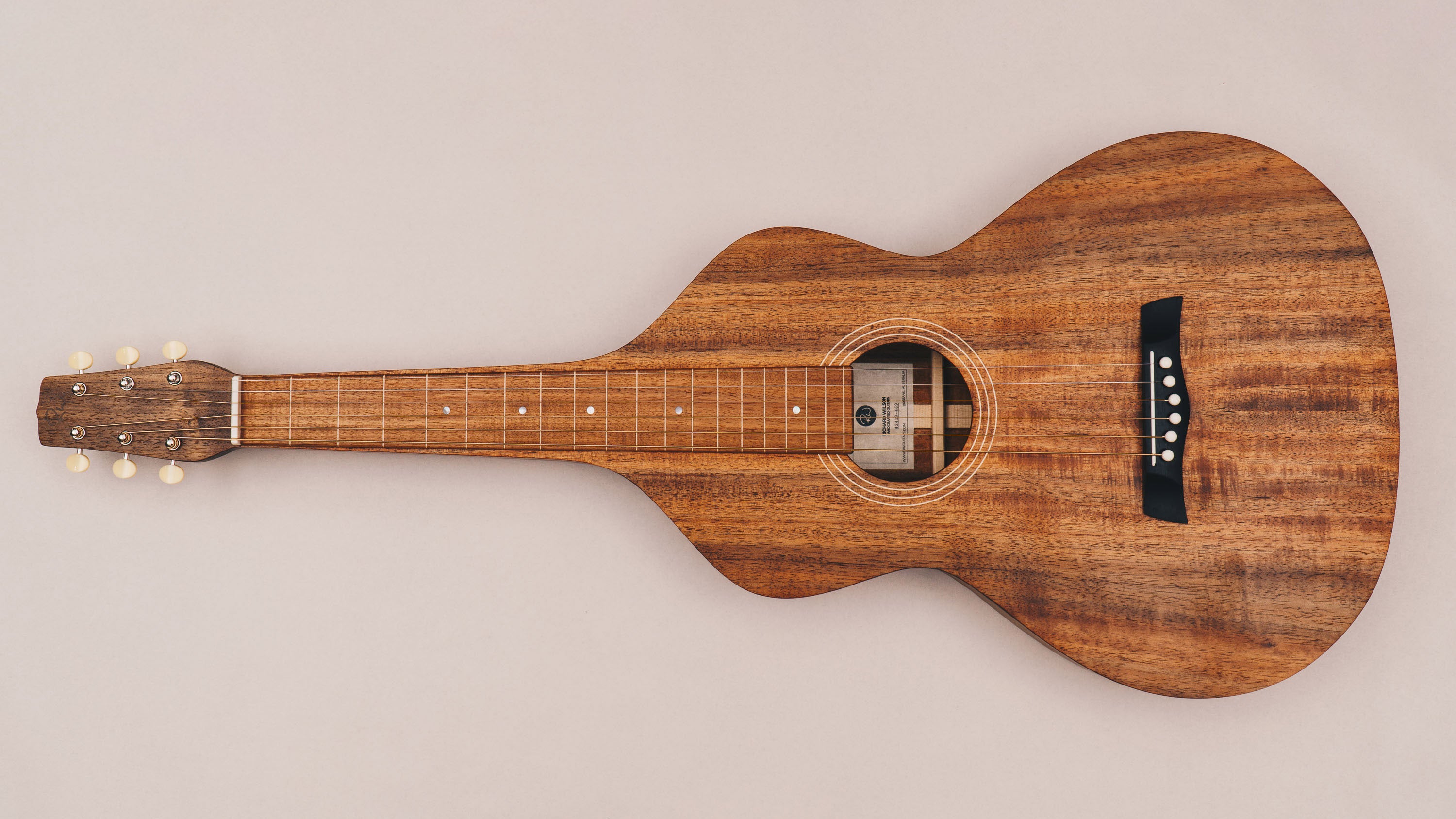 Style 1 Weissenborn Guitar - Tasmanian Blackwood Weissenborn Acoustic Lap Steel Slide Guitar by master luthier Richard Wilson. Handcrafted in Australia. Serial no. RW2419-469.