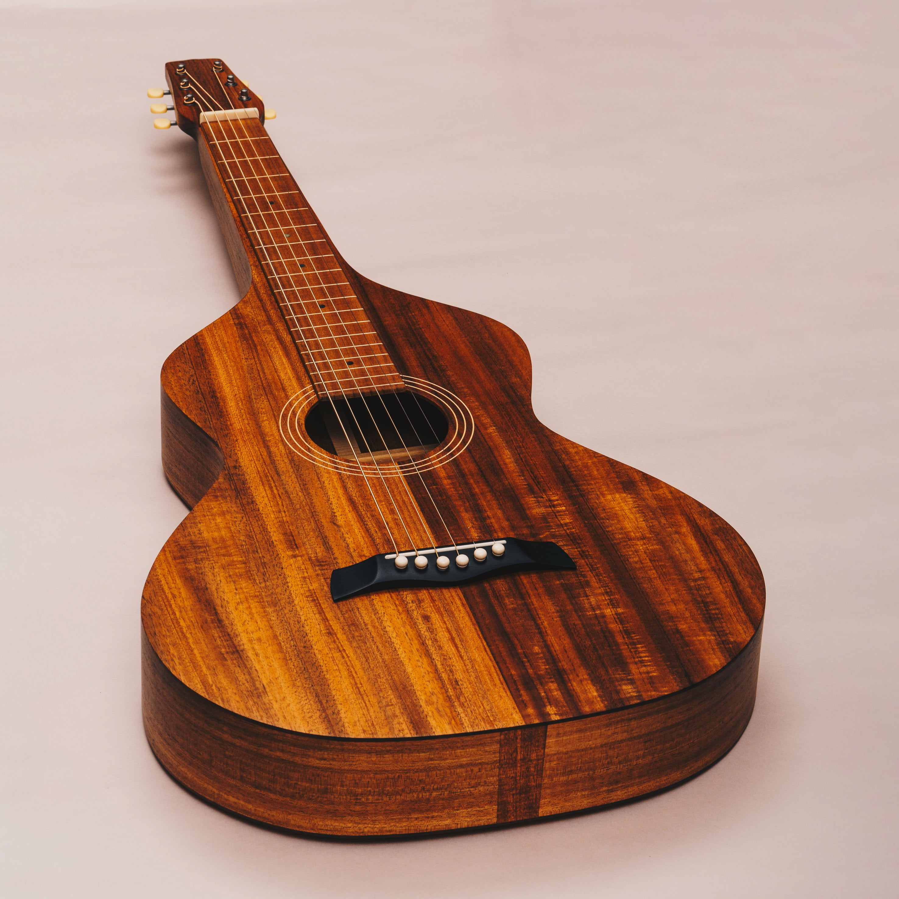 Style 1 Weissenborn Guitar - Tasmanian Blackwood Weissenborn Acoustic Lap Steel Slide Guitar by master luthier Richard Wilson. Handcrafted in Australia. Serial no. RW2502-472.