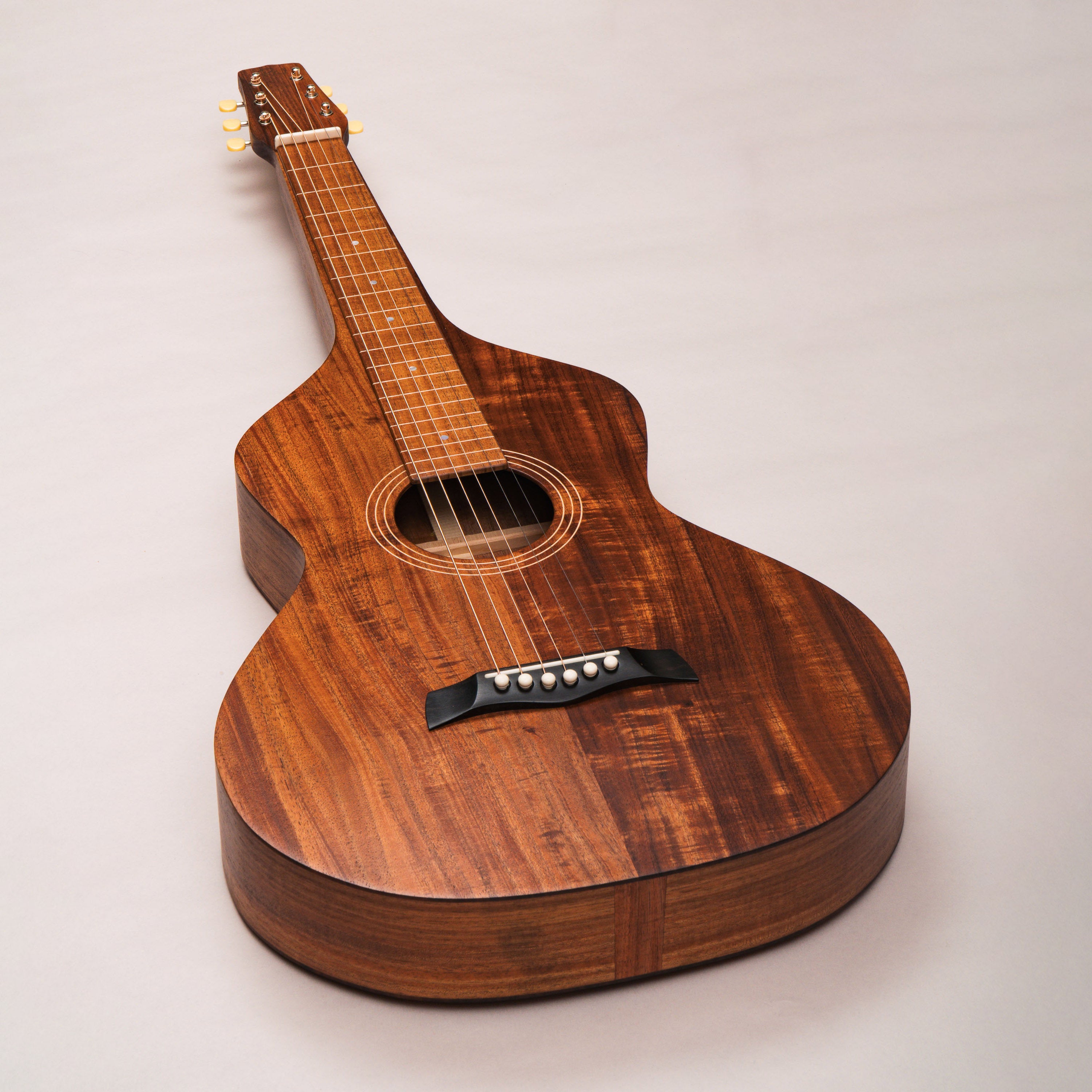 Style 1 Weissenborn Guitar - Tasmanian Blackwood Weissenborn Acoustic Lap Steel Slide Guitar by master luthier Richard Wilson. Handcrafted in Australia. Serial no. RW2506-476.
