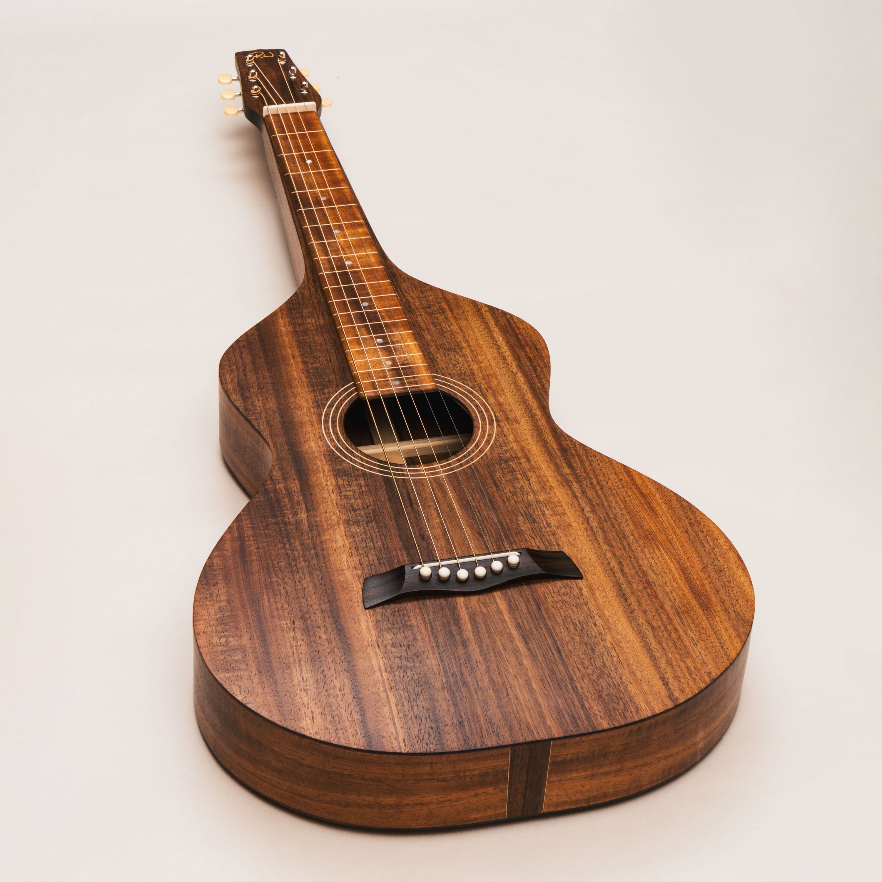 Style 1 Weissenborn Guitar - Tasmanian Blackwood Weissenborn Acoustic Lap Steel Slide Guitar by master luthier Richard Wilson. Handcrafted in Australia. Serial no. RW2610-497.