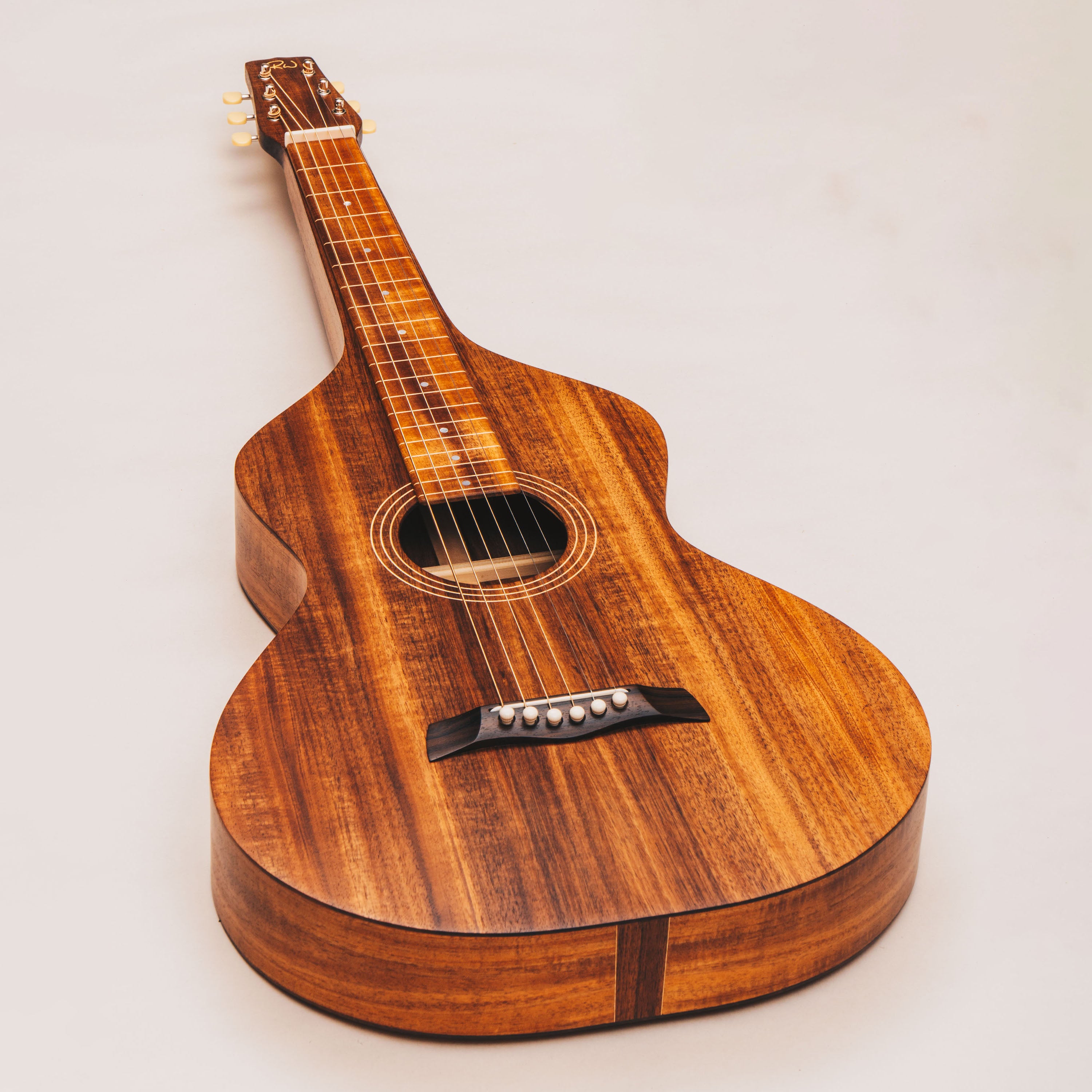 Style 1 Weissenborn Guitar - Tasmanian Blackwood Weissenborn Acoustic Lap Steel Slide Guitar by master luthier Richard Wilson. Handcrafted in Australia. Serial no. RW2610-497.