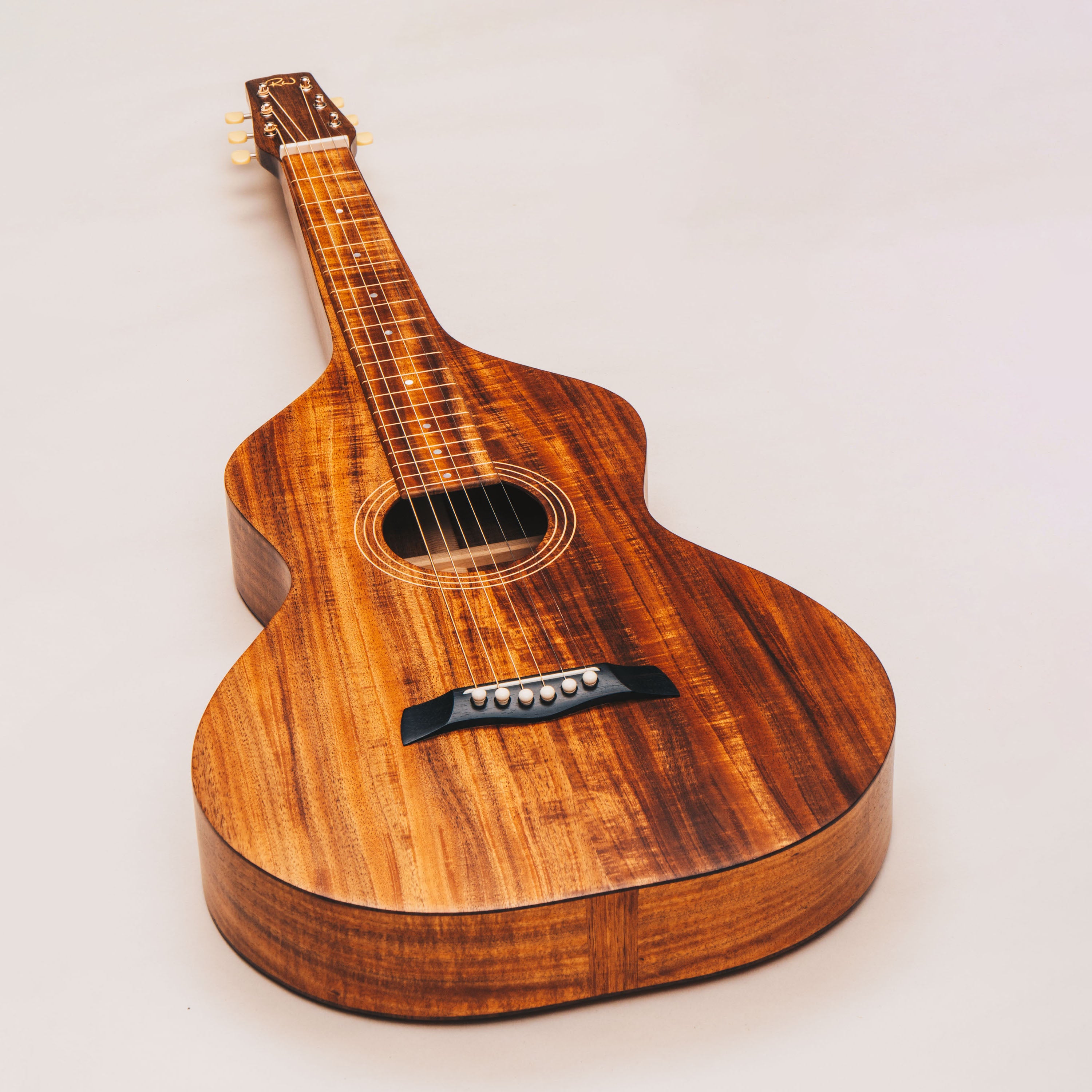 Style 1 Weissenborn Guitar - Tasmanian Blackwood Weissenborn Acoustic Lap Steel Slide Guitar by master luthier Richard Wilson. Handcrafted in Australia. Serial no. RW2611-498.
