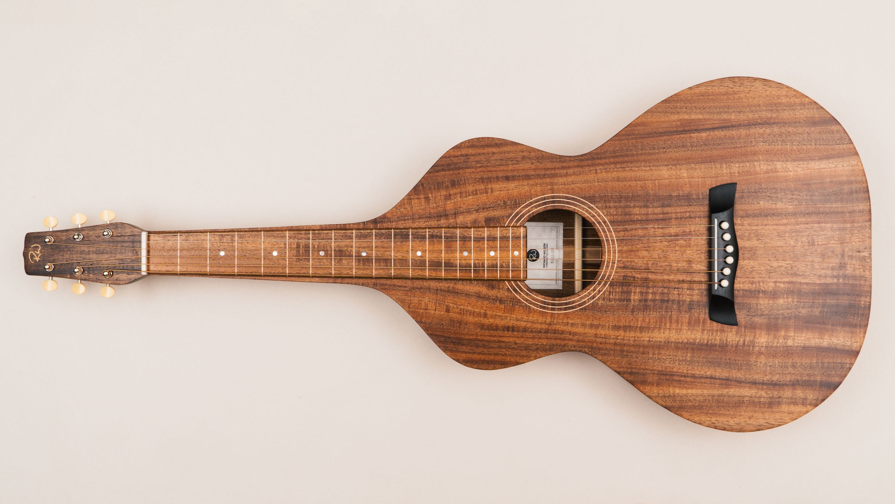 Style 1 Weissenborn Guitar - Tasmanian Blackwood Weissenborn Acoustic Lap Steel Slide Guitar by master luthier Richard Wilson. Handcrafted in Australia. Serial no. RW2611-498.