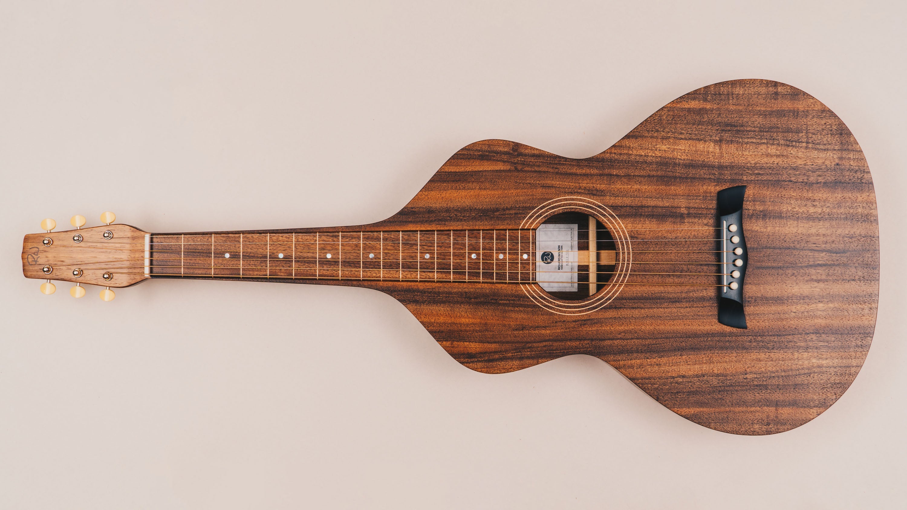 Style 1 Weissenborn Guitar - Tasmanian Blackwood Weissenborn Acoustic Lap Steel Slide Guitar by master luthier Richard Wilson. Handcrafted in Australia. Serial no. RW2614-501.