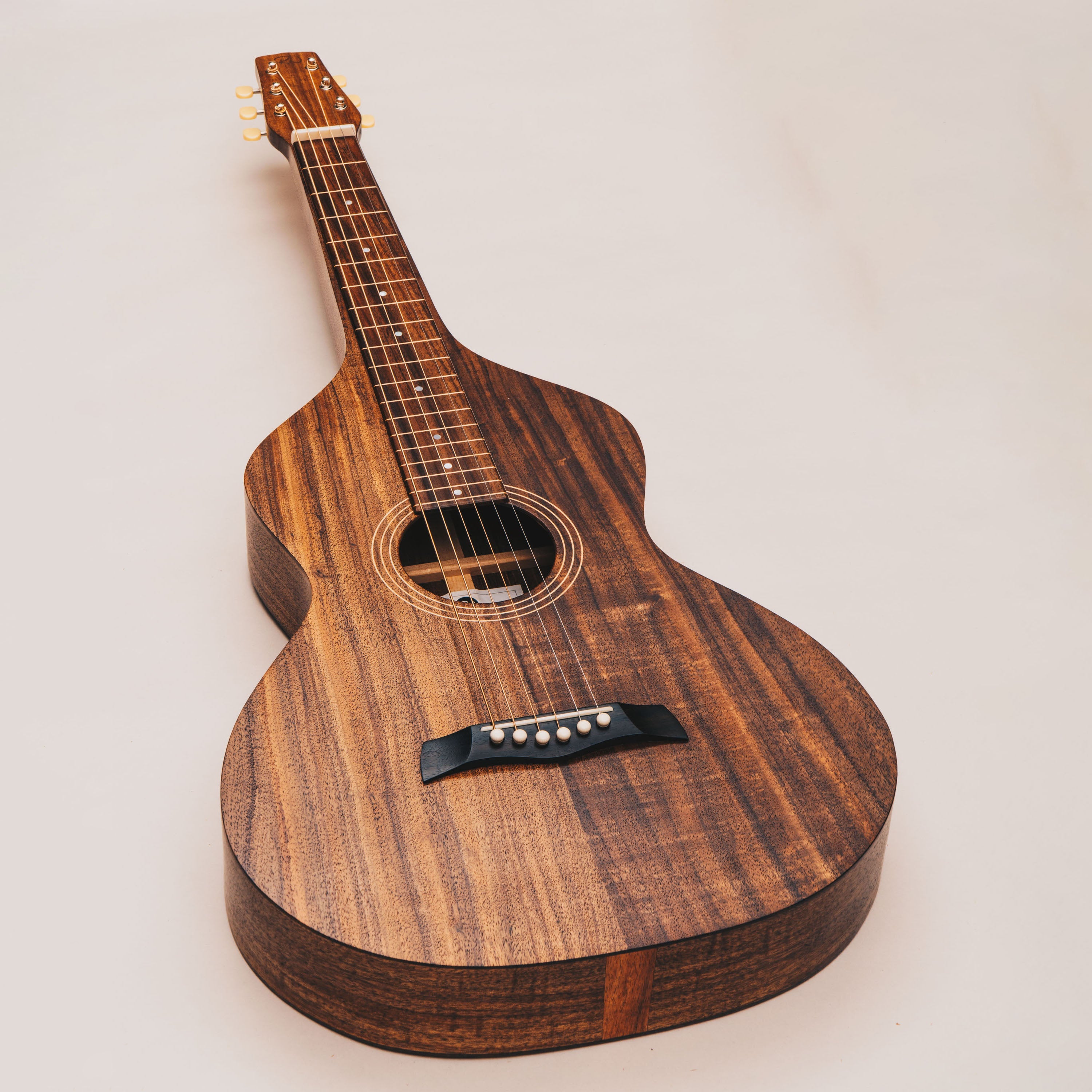 Style 1 Weissenborn Guitar - Tasmanian Blackwood Weissenborn Acoustic Lap Steel Slide Guitar by master luthier Richard Wilson. Handcrafted in Australia. Serial no. RW2615-502.