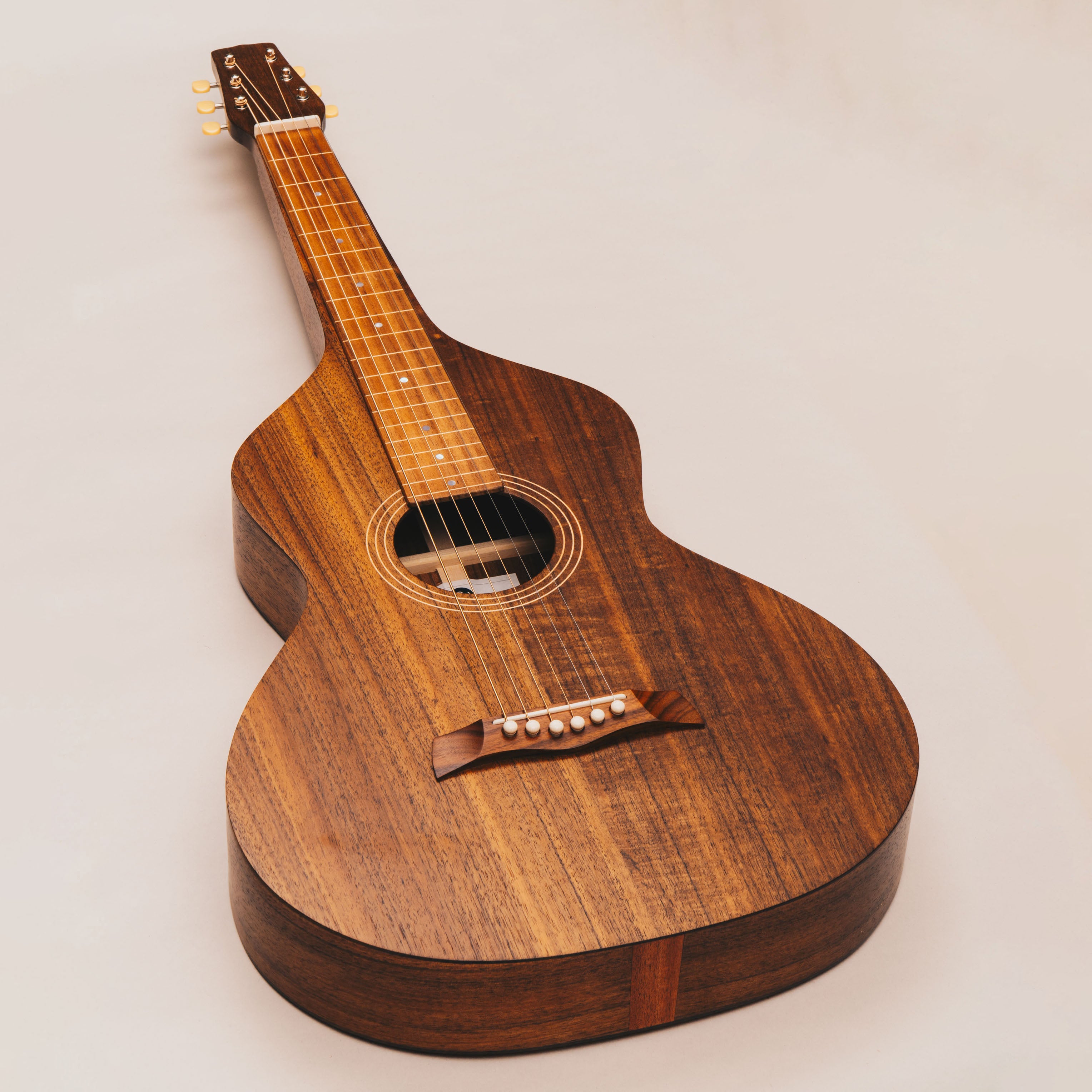 Style 1 Weissenborn Guitar - Tasmanian Blackwood Weissenborn Acoustic Lap Steel Slide Guitar by master luthier Richard Wilson. Handcrafted in Australia. Serial no. RW2619-506.