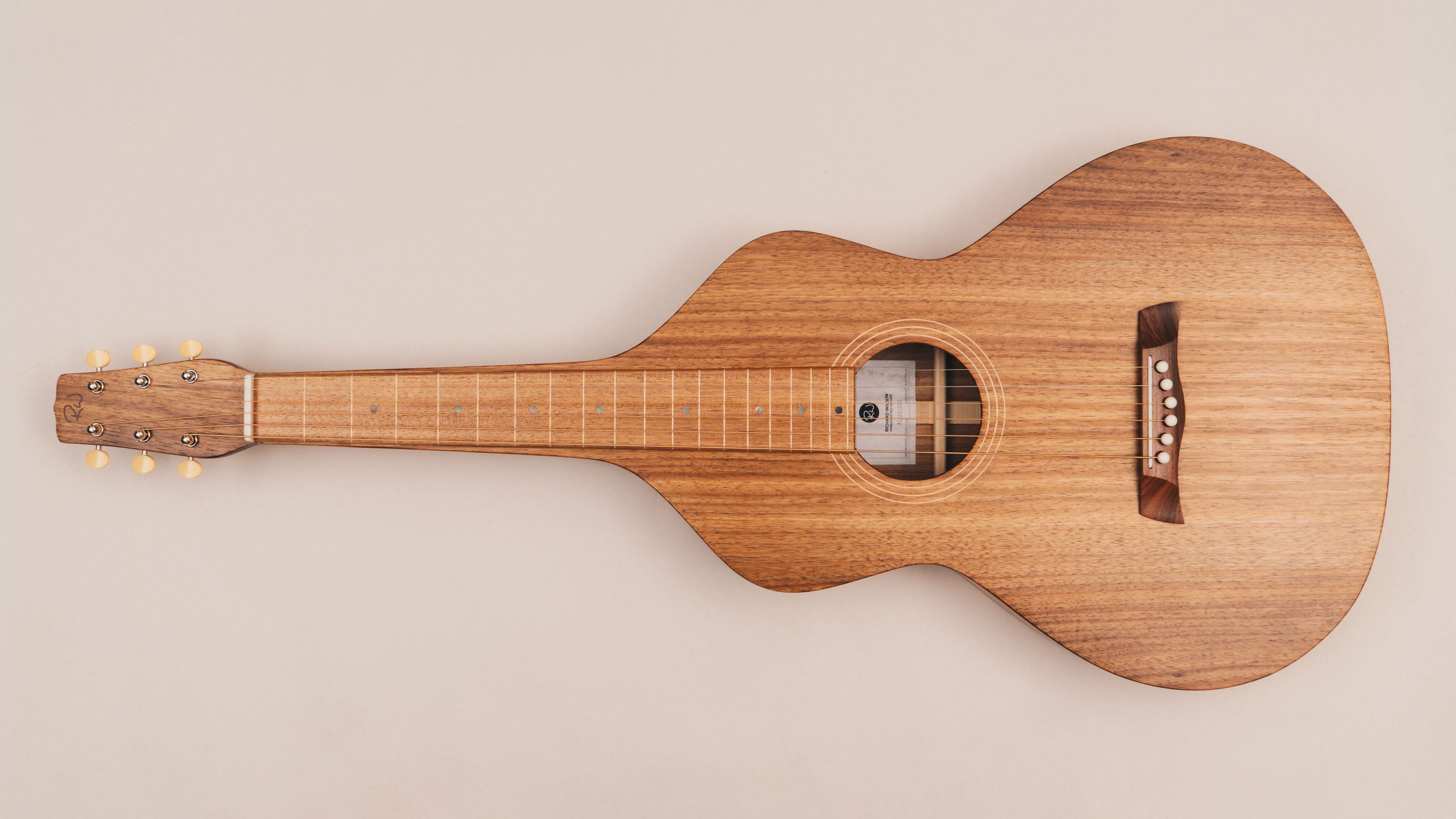 Style 1 Weissenborn Guitar - Tasmanian Blackwood Weissenborn Acoustic Lap Steel Slide Guitar by master luthier Richard Wilson. Handcrafted in Australia. Serial no. RW2625-512.