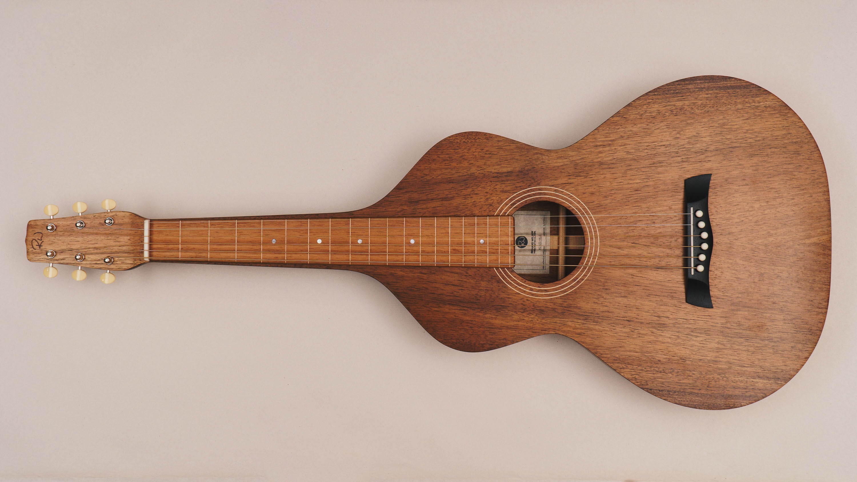 Style 1 Weissenborn Guitar Weissenborn Acoustic Lap Steel Slide Guitar by master luthier Richard Wilson. Handcrafted in Australia. Serial no. RW2321-411.