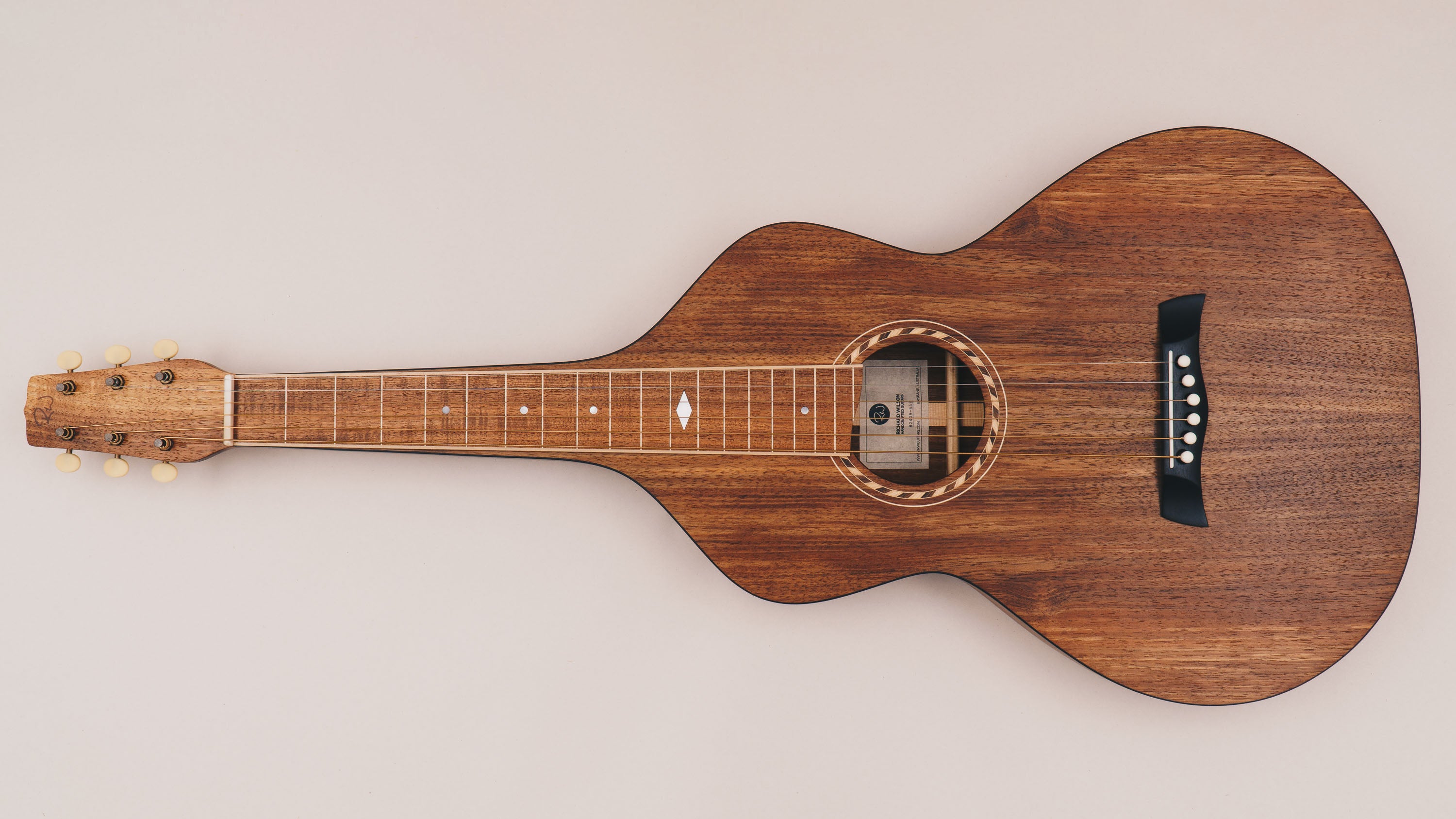 Style 2 Weissenborn Guitar - Tasmanian Blackwood Weissenborn Acoustic Lap Steel Slide Guitar by master luthier Richard Wilson. Handcrafted in Australia. Serial no. RW2409-459.