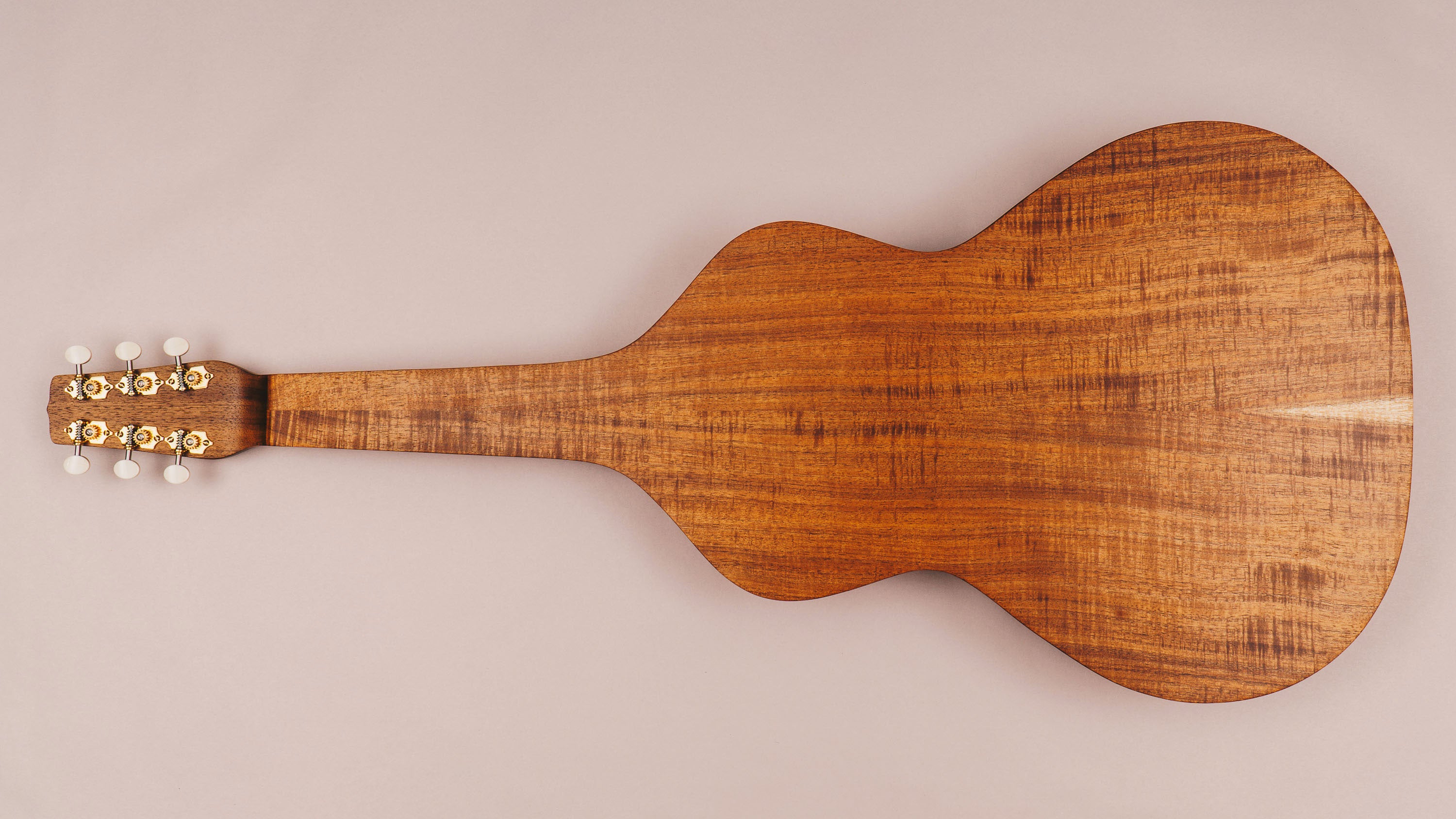 Style 3 Weissenborn Guitar - Tasmanian Blackwood Weissenborn Acoustic Lap Steel Slide Guitar by master luthier Richard Wilson. Handcrafted in Australia. Serial no. RW2468-468.