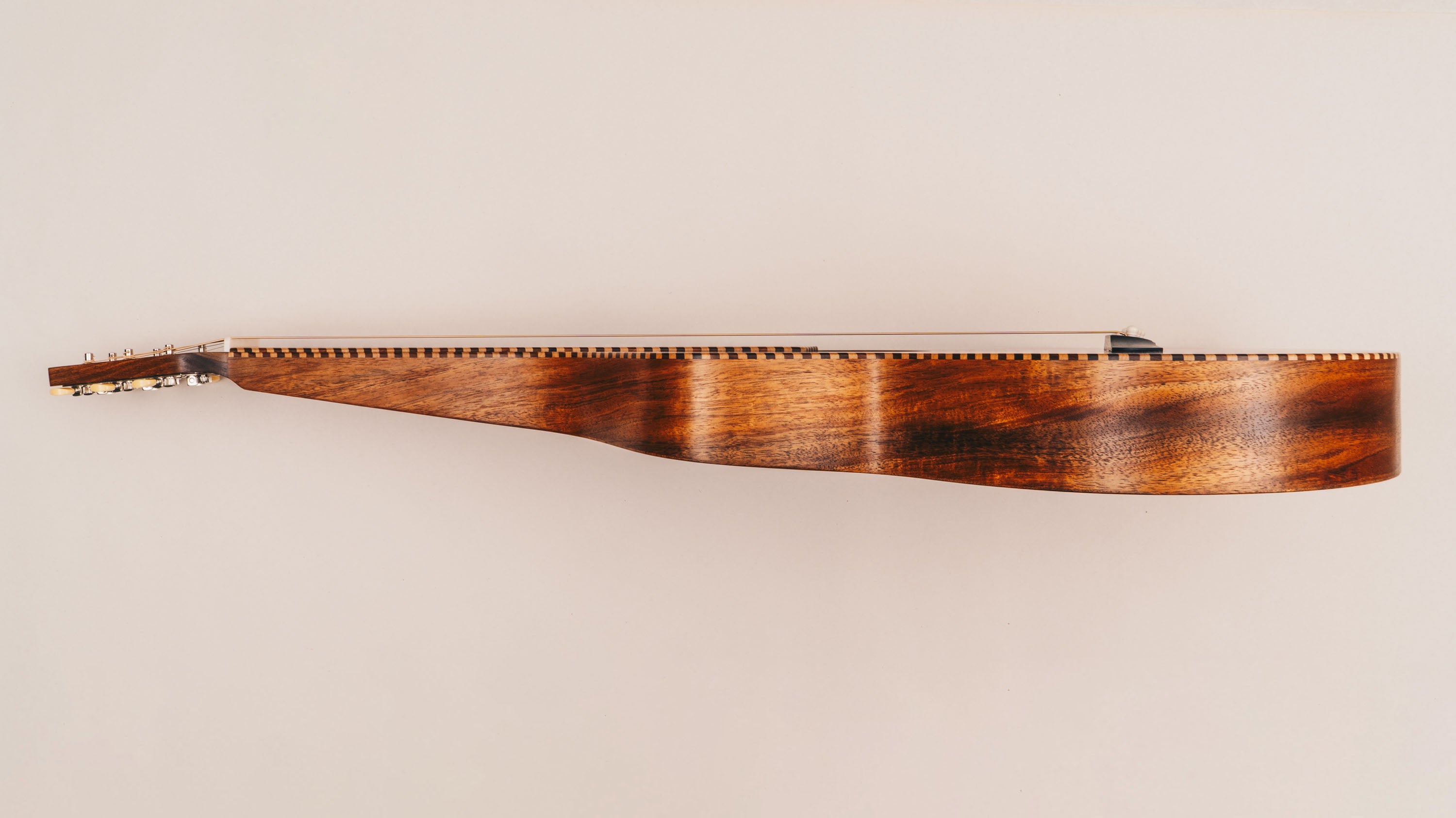 Style 3 Weissenborn Guitar - Tasmanian Blackwood Weissenborn Acoustic Lap Steel Slide Guitar by master luthier Richard Wilson. Handcrafted in Australia. Serial no. RW2617-504.