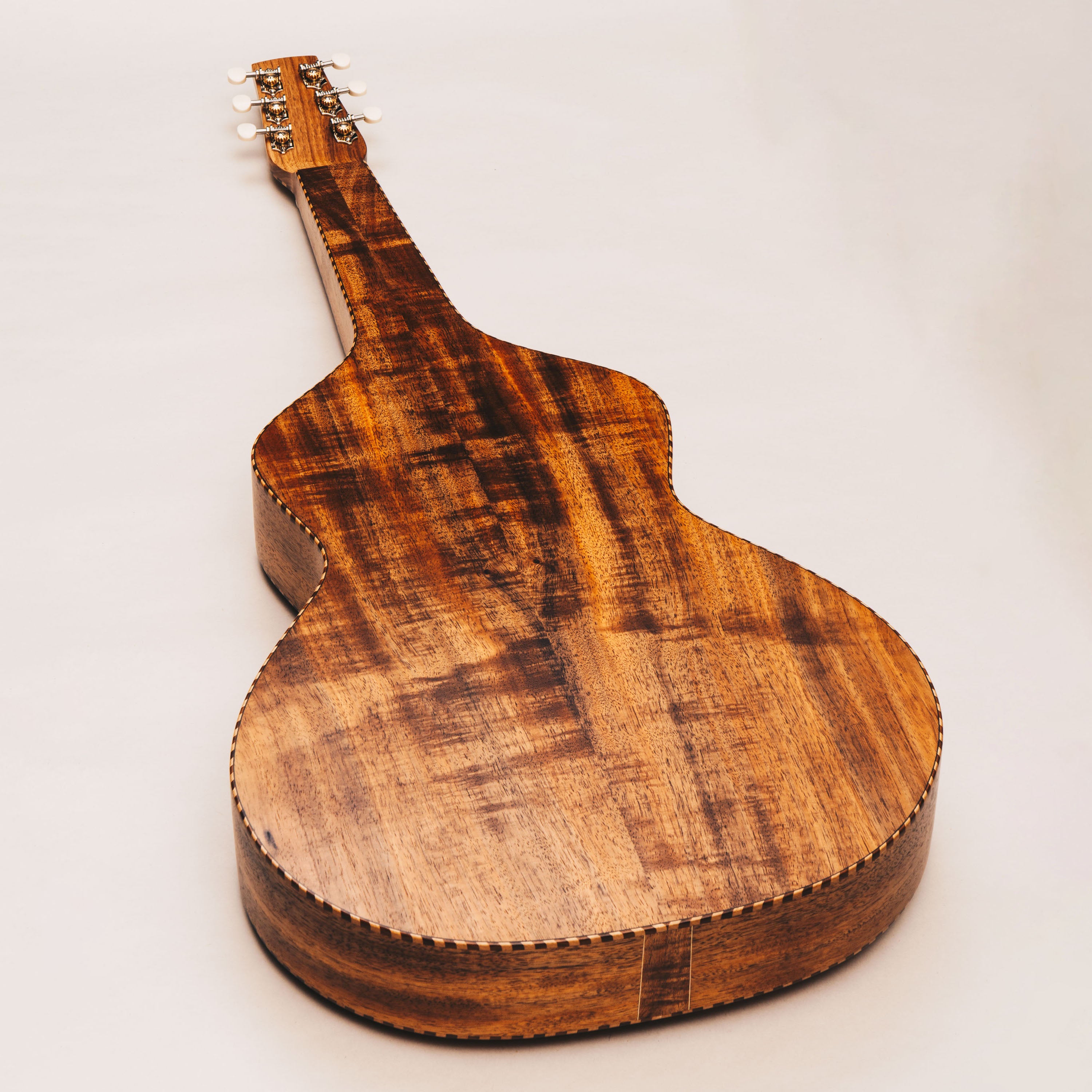 Style 4 Weissenborn Guitar - Tasmanian Blackwood Weissenborn Acoustic Lap Steel Slide Guitar by master luthier Richard Wilson. Handcrafted in Australia. Serial no. RW2622-509.