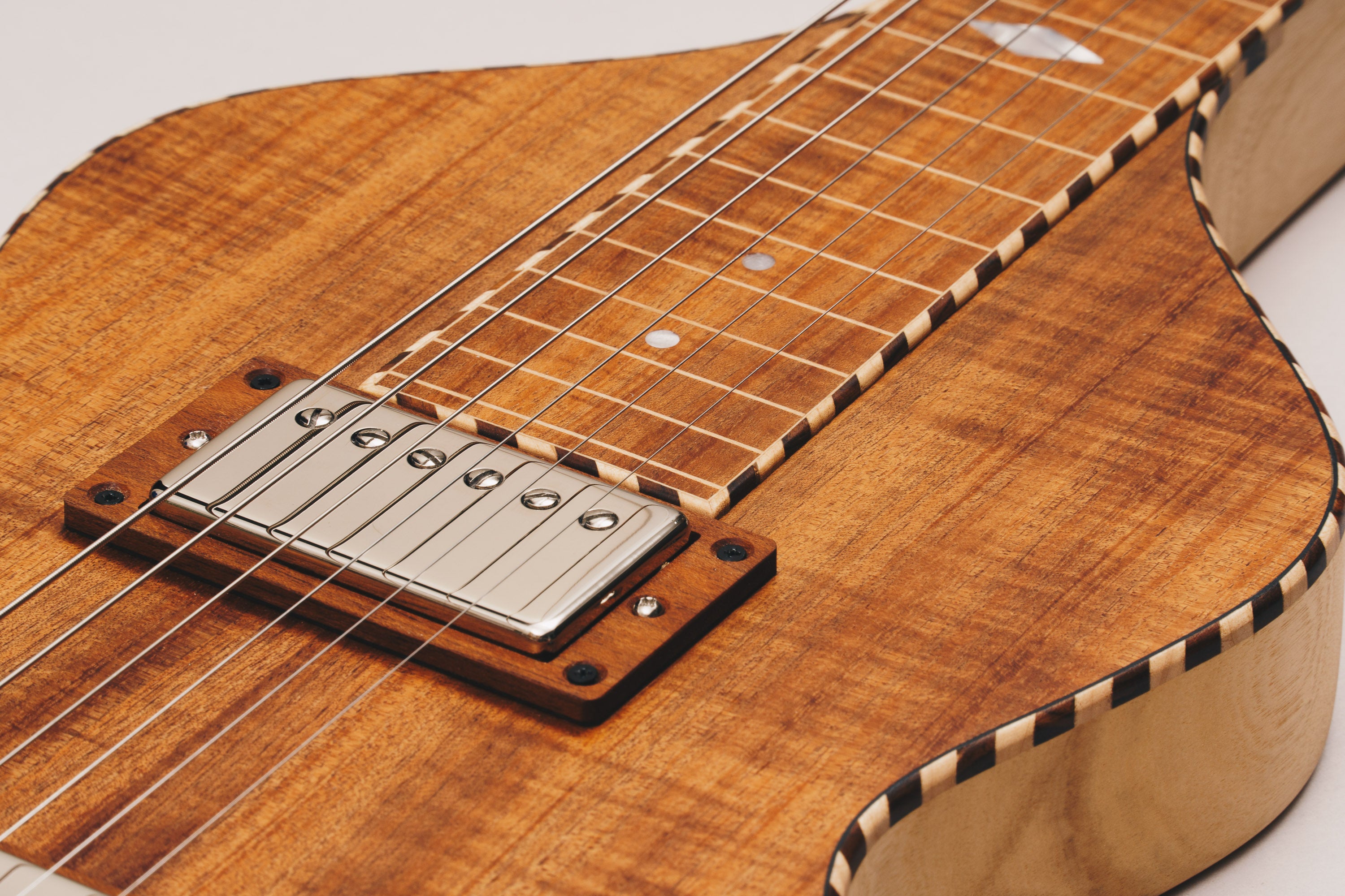 Electric Lap Steel Weissenborn Acoustic Lap Steel Slide Guitar by master luthier Richard Wilson. Handcrafted in Australia. Serial no. RW2037-286.