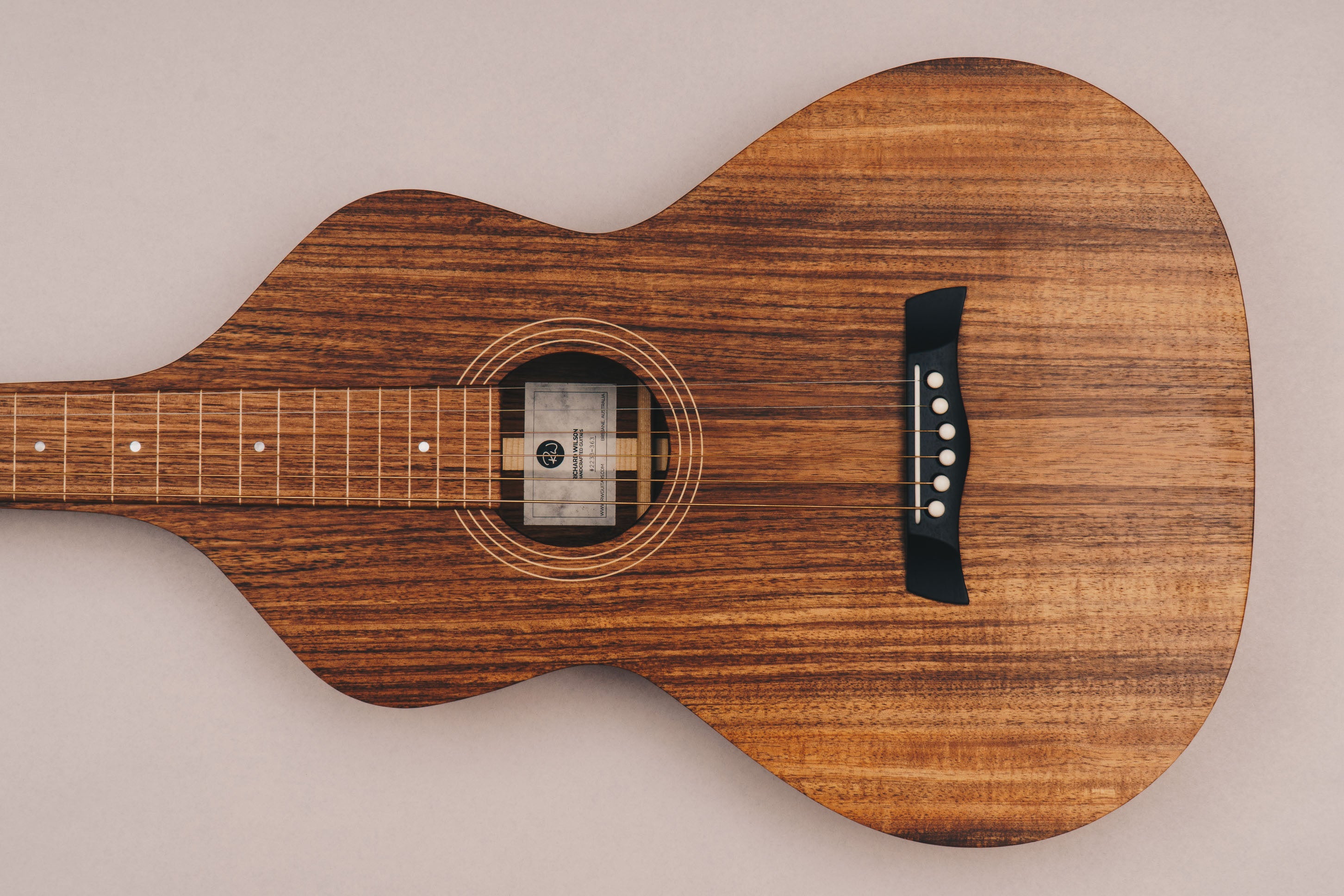 Style 1 Weissenborn Guitar Weissenborn Acoustic Lap Steel Slide Guitar by master luthier Richard Wilson. Handcrafted in Australia. Serial no. RW2233-363.