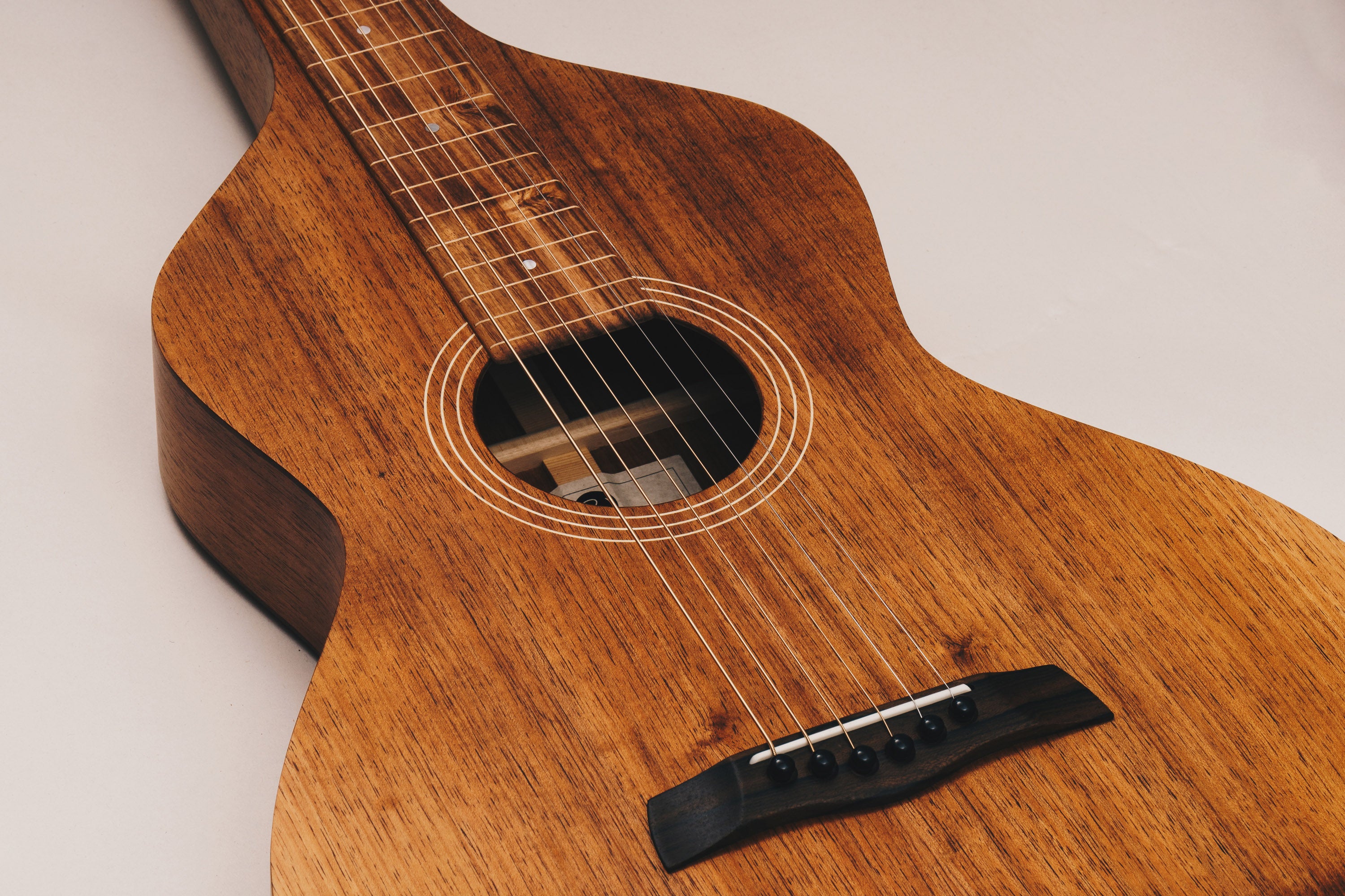 Style 1 Weissenborn Guitar Weissenborn Acoustic Lap Steel Slide Guitar by master luthier Richard Wilson. Handcrafted in Australia. Serial no. RW2308-396.