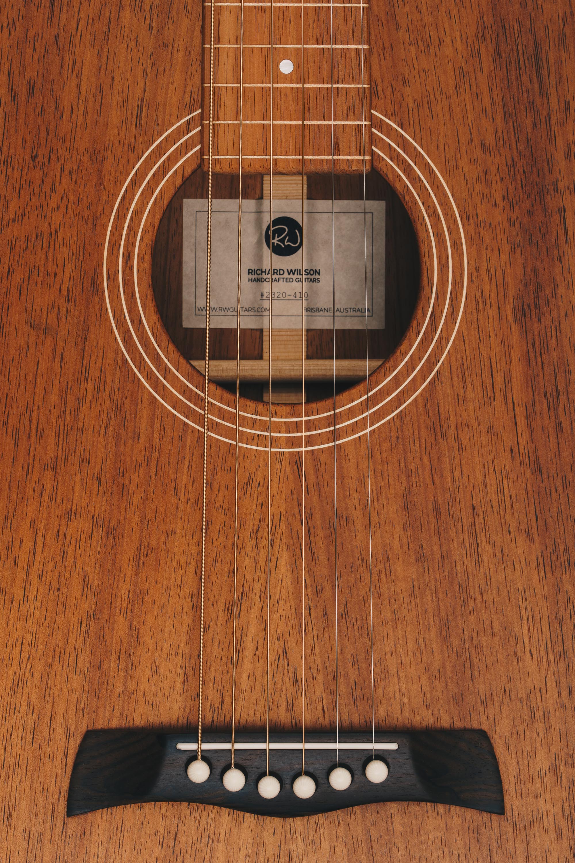 Style 1 Weissenborn Guitar Weissenborn Acoustic Lap Steel Slide Guitar by master luthier Richard Wilson. Handcrafted in Australia. Serial no. RW2320-410.