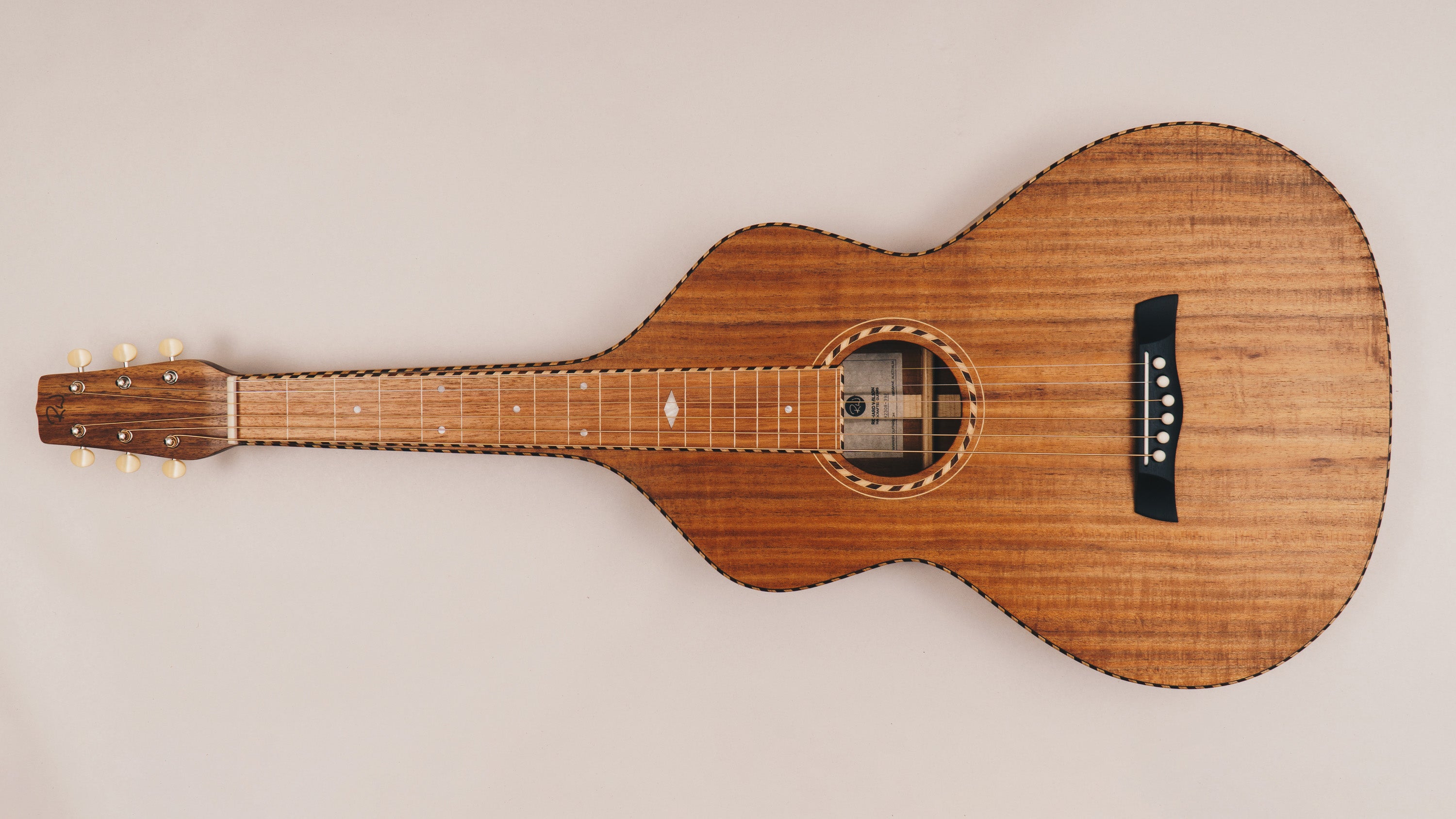 Style 3 Weissenborn Guitar Weissenborn Acoustic Lap Steel Slide Guitar by master luthier Richard Wilson. Handcrafted in Australia. Serial no. RW2308-398.
