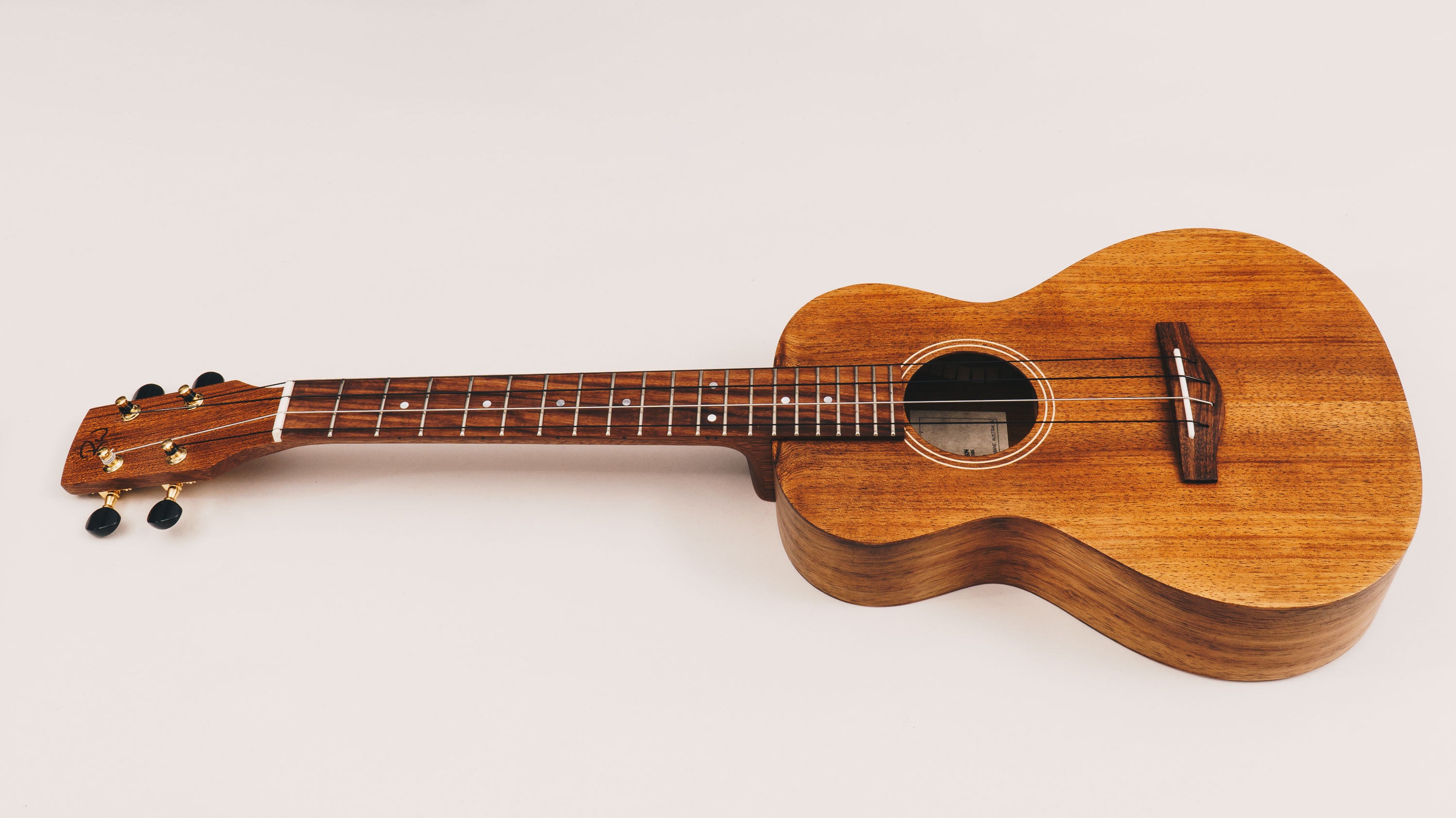 Tenor Ukulele - Tasmanian Blackwood - 'Style 1' Weissenborn Acoustic Lap Steel Slide Guitar by master luthier Richard Wilson. Handcrafted in Australia. Serial no. RW2319-409.